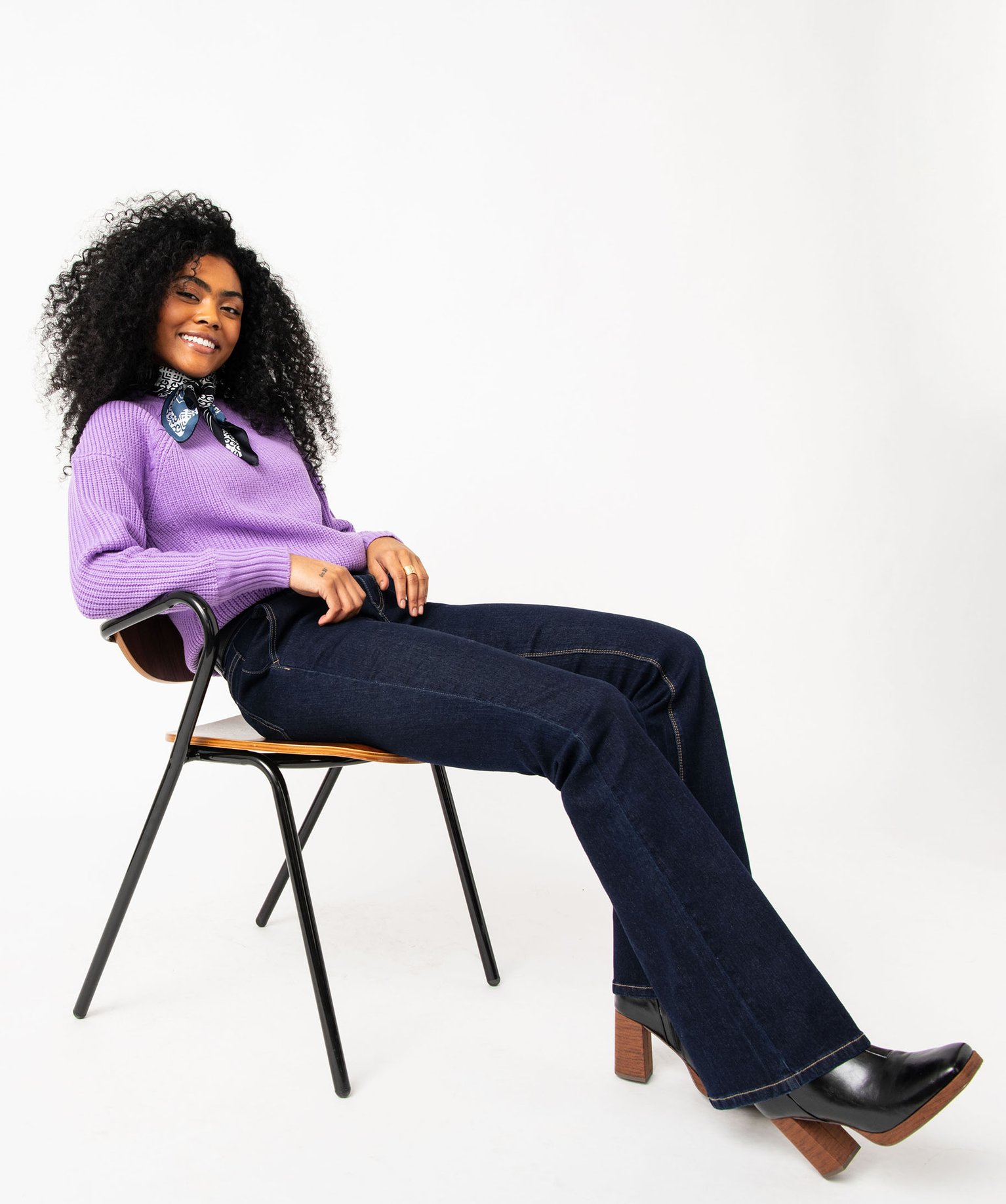 Jean bootcut taille normale en coton stretch femme - 36 - brut - GEMO