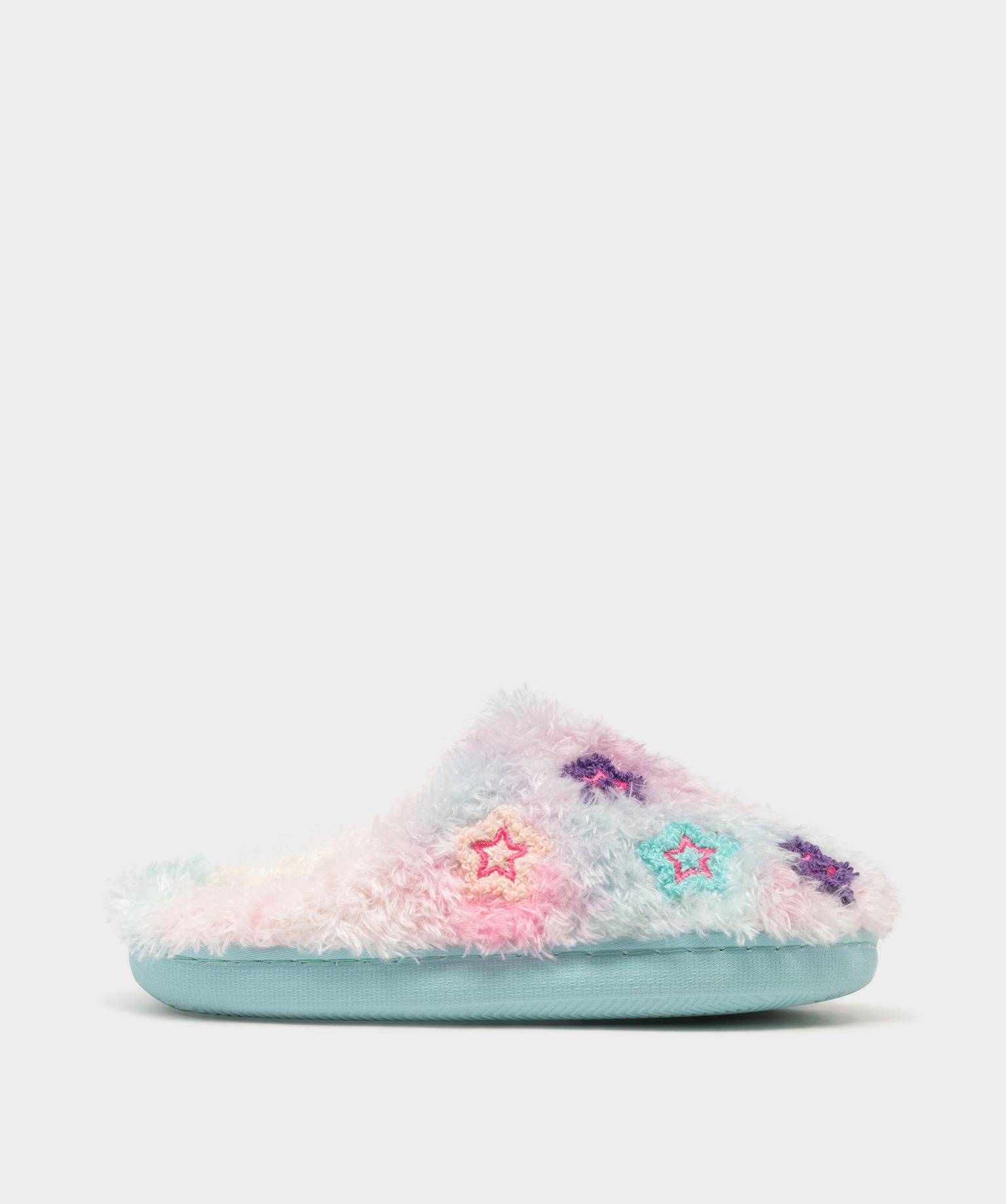 Chaussons mules fourrés à motifs étoiles fille - Catimini - CATIMINI Chaussons mules fourrés à motifs étoiles fille - Catimini - CATIMINI