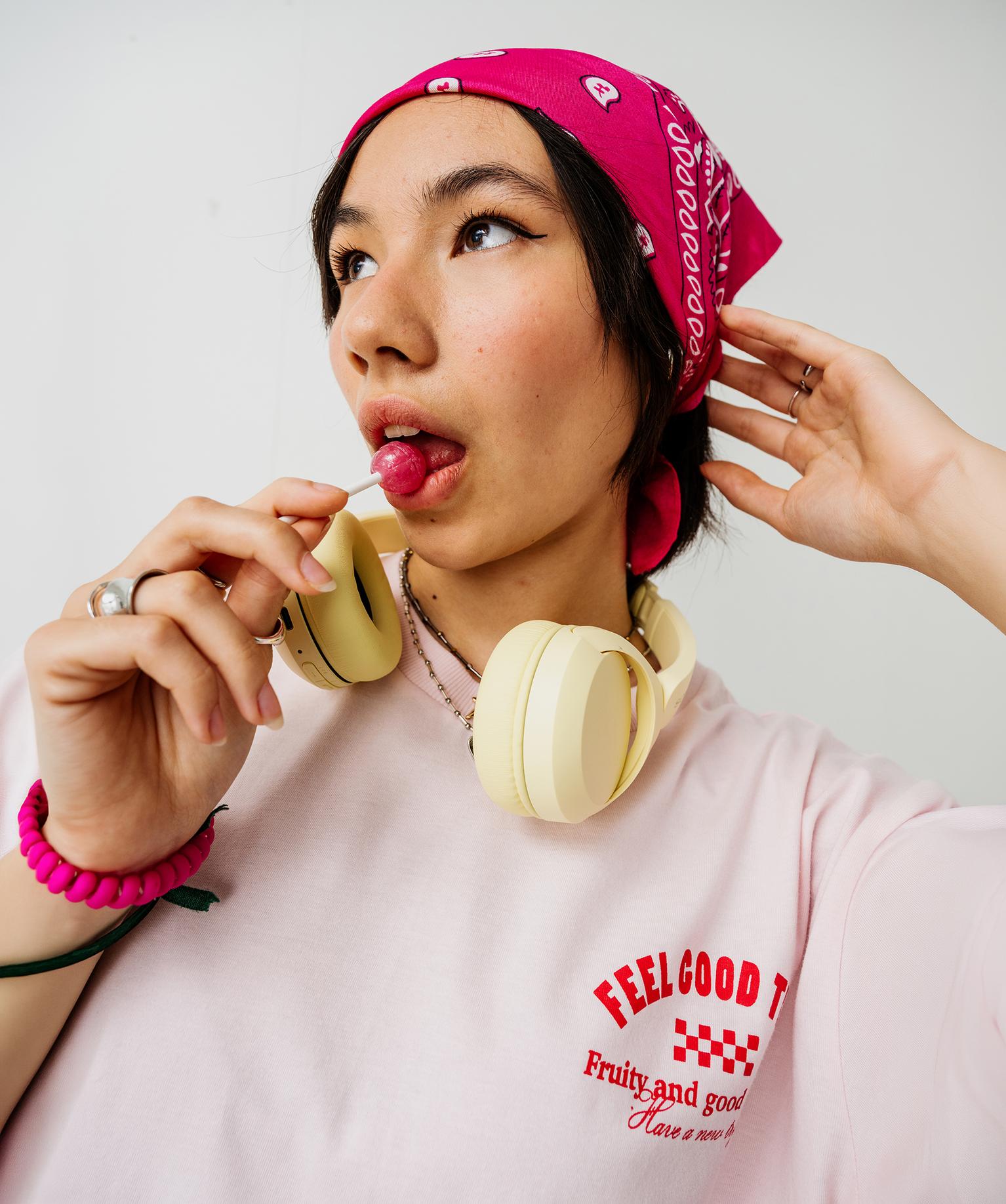 Tee-shirt manches courtes imprimé devant et dos fille - 14A/XS - rose clair - GEMO