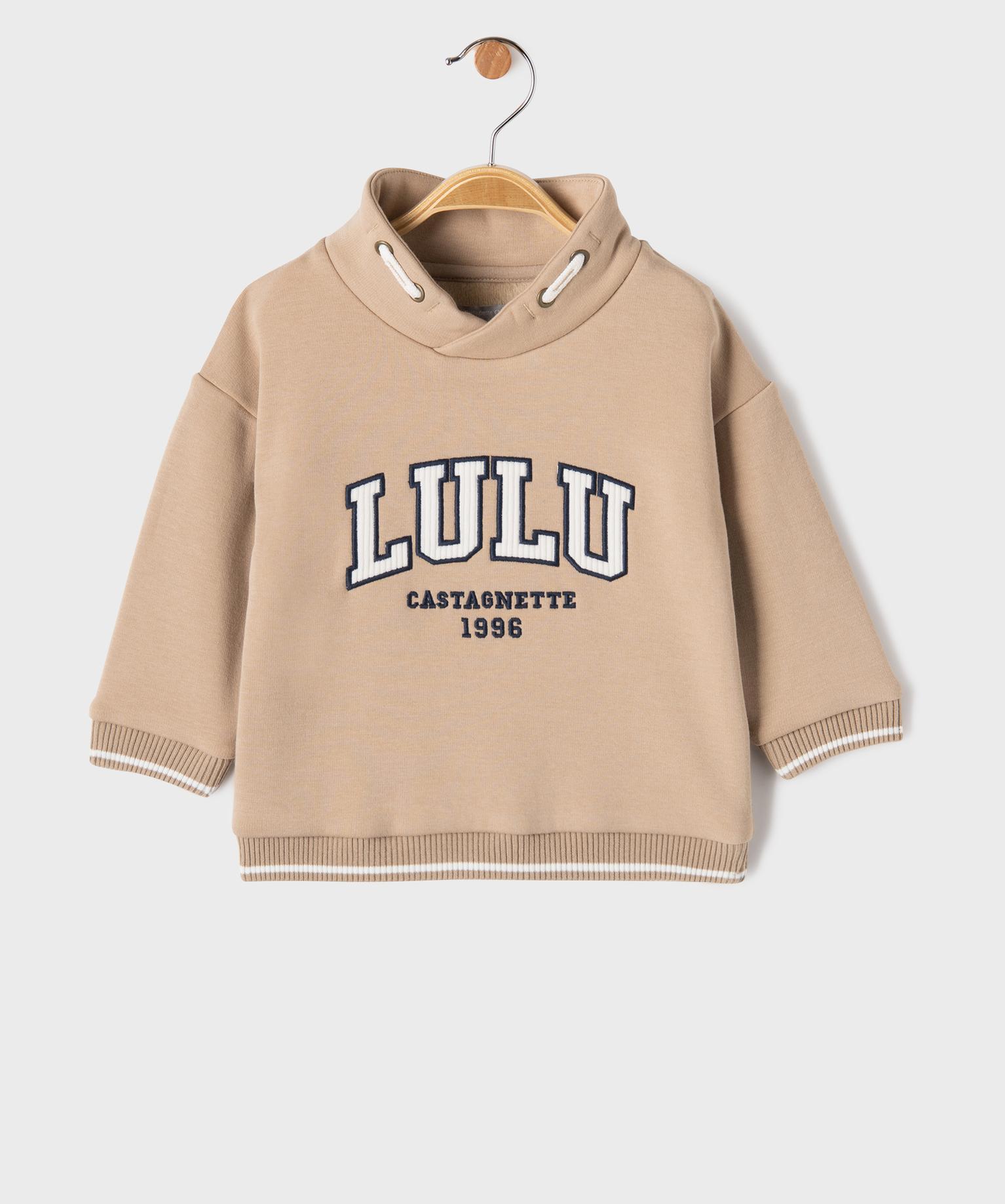 Sweat col châle avec doublure chaude bébé garçon - LuluCastagnette - LULUCASTAGNETTE