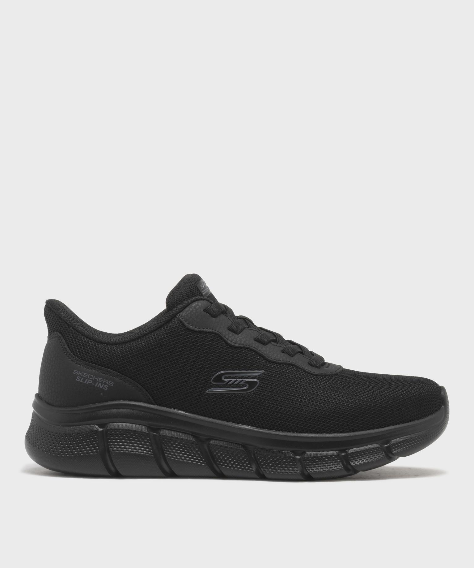 Baskets Slip-ins : BOBS Sport B Flex - Glacial Edge homme - Skechers - 45 - noir standard - SKECHERS