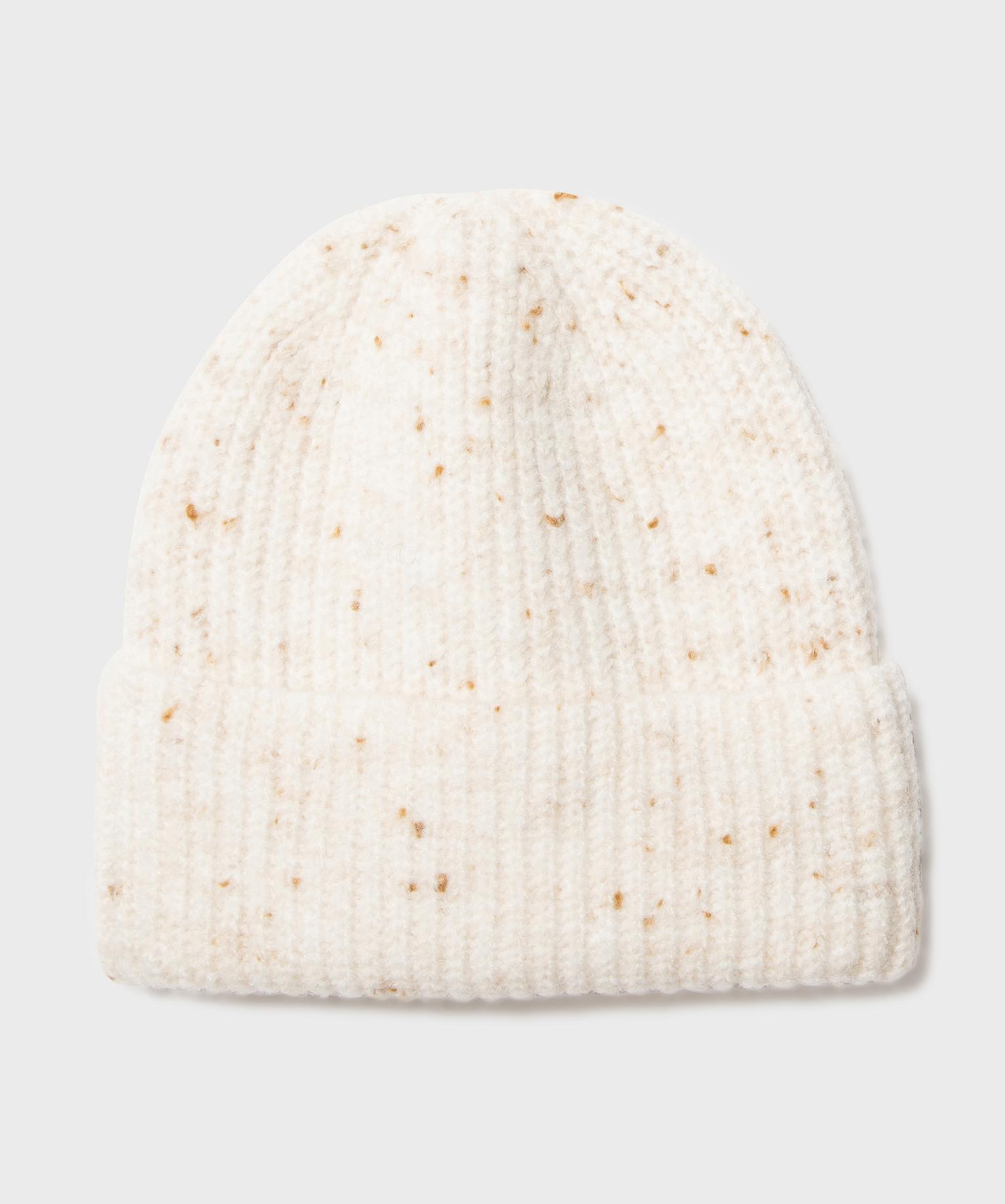 Bonnet en grosse maille fille - TU - beige chine - GEMO