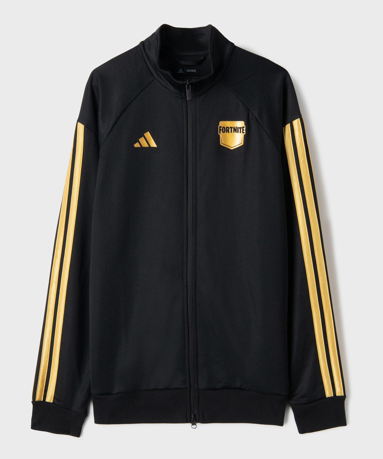 Sweat de sport zippé garçon - Adidas X Fortnite - 8A - noir standard - ADIDAS