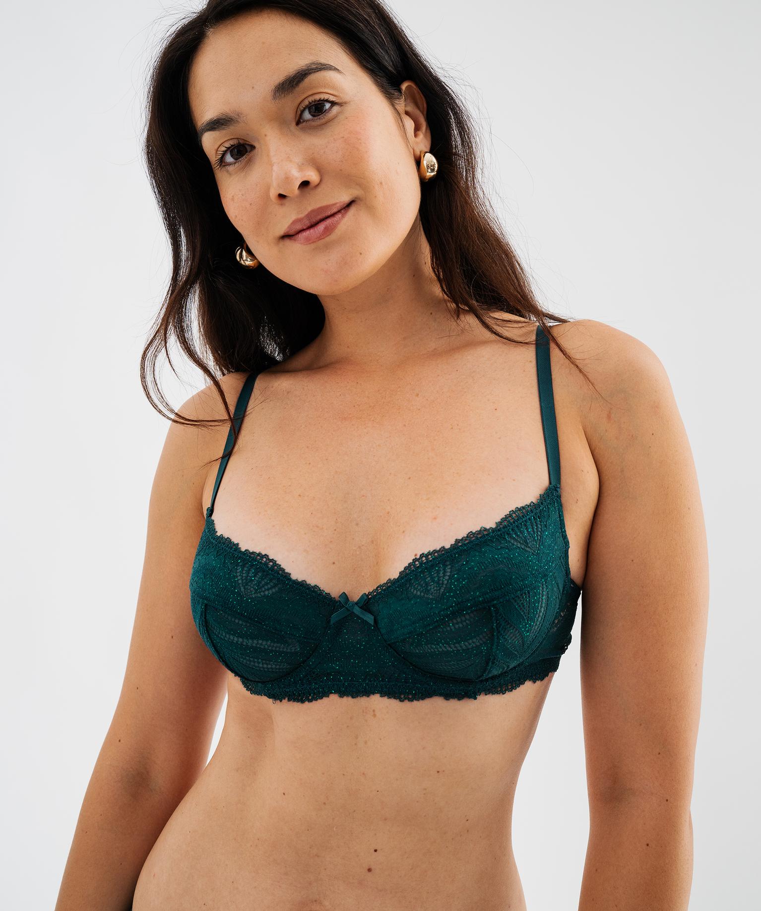 Soutien-gorge corbeille en dentelle avec armatures bonnets souples - GEMO Soutien-gorge corbeille en dentelle avec armatures bonnets souples - GEMO