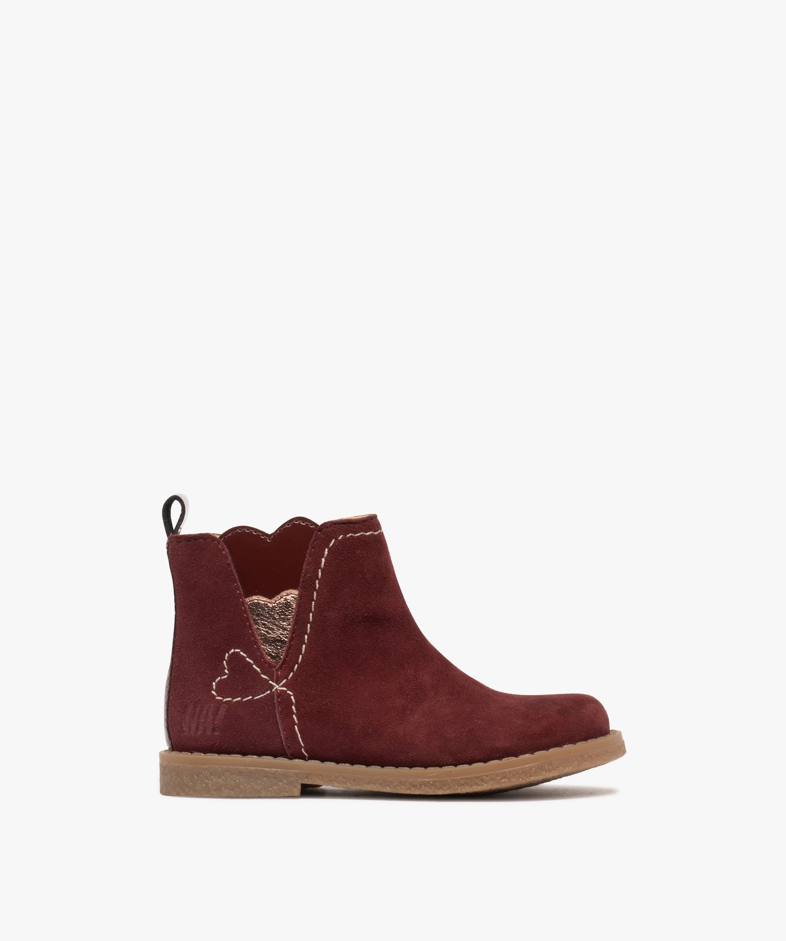 Bottes Bébé Fille Start Right - Taille UK 6 (environ 22-23 Cm), Couleur Vin, Cuir Verni