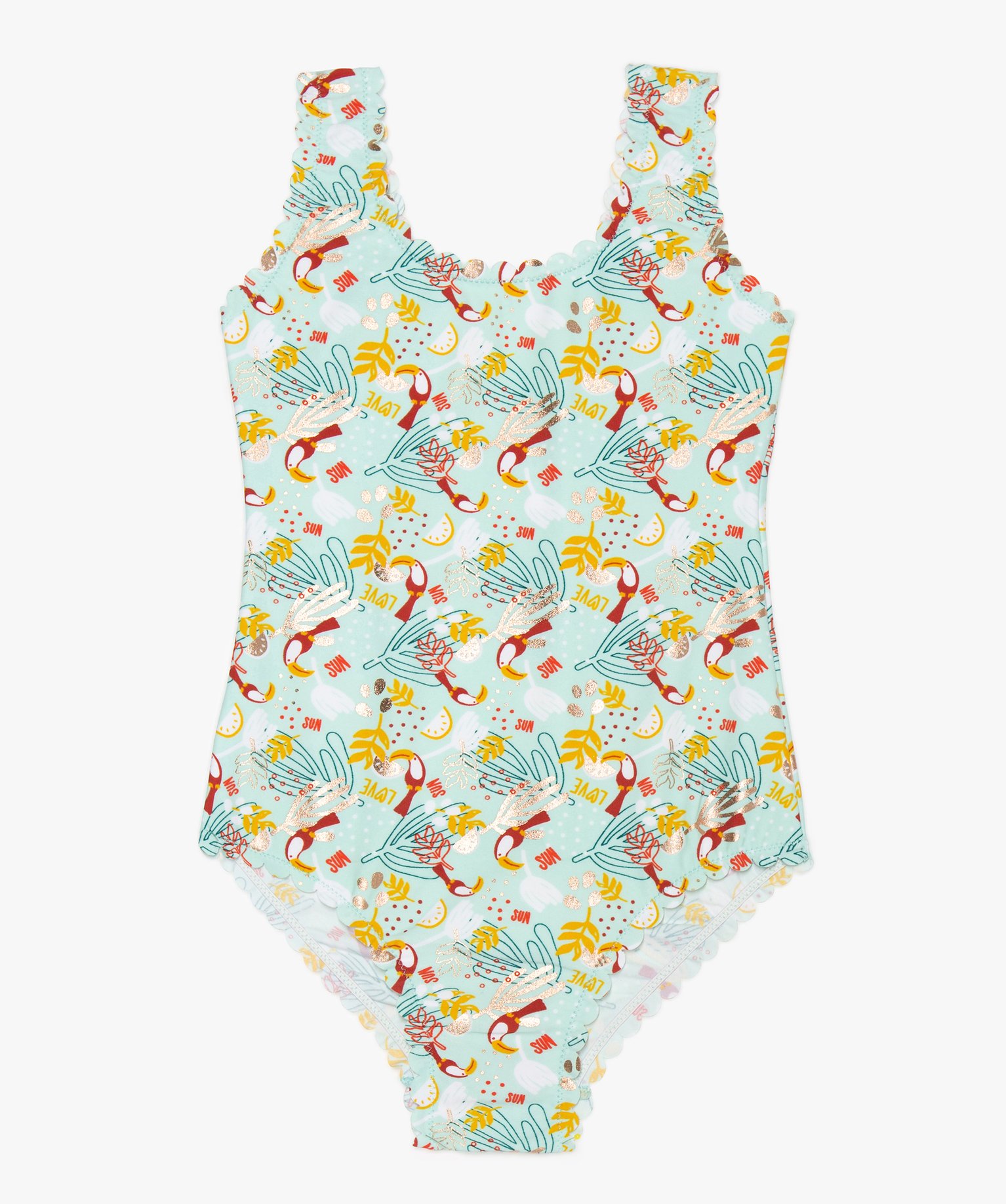 Maillot De Bain Fille 1 Piece Tropical Gemo Maillot De Bain Fille 1 Piece Tropical Gemo