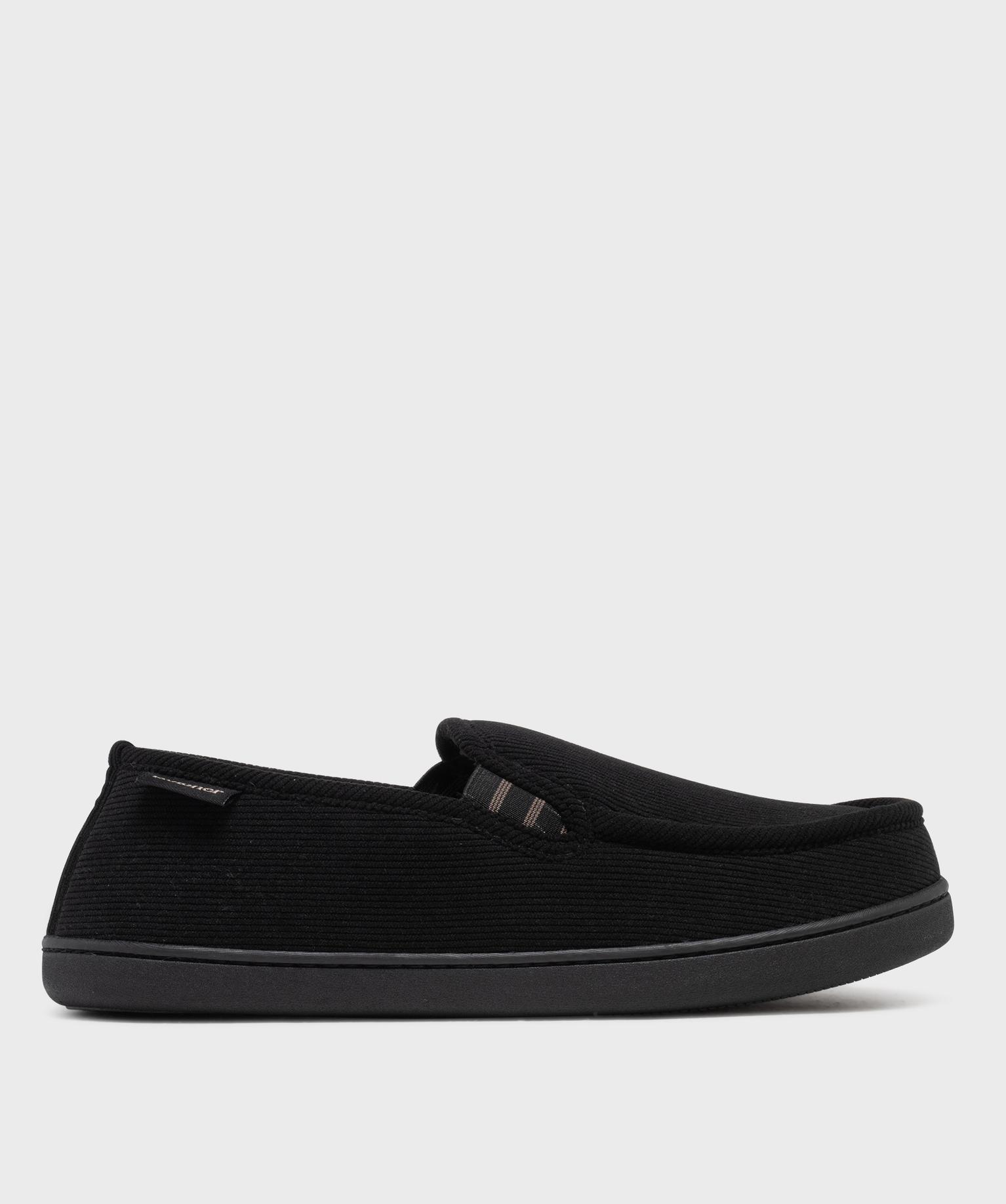 Chaussons sans-gêne homme - Isotoner - 43 - noir standard - ISOTONER