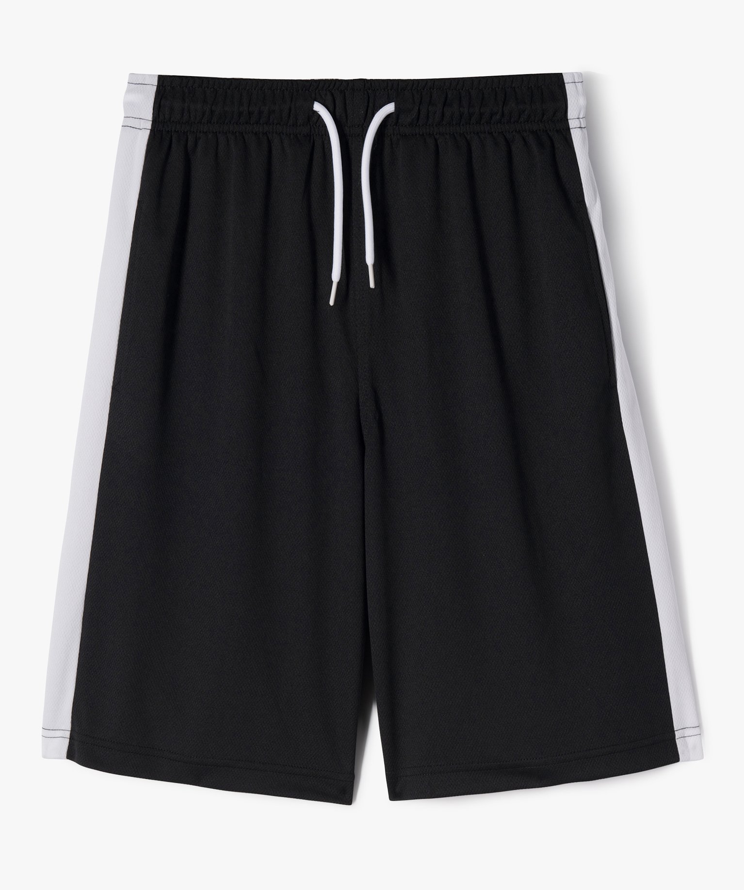 Bermuda de sport bicolore garçon - 16 - noir - GEMO