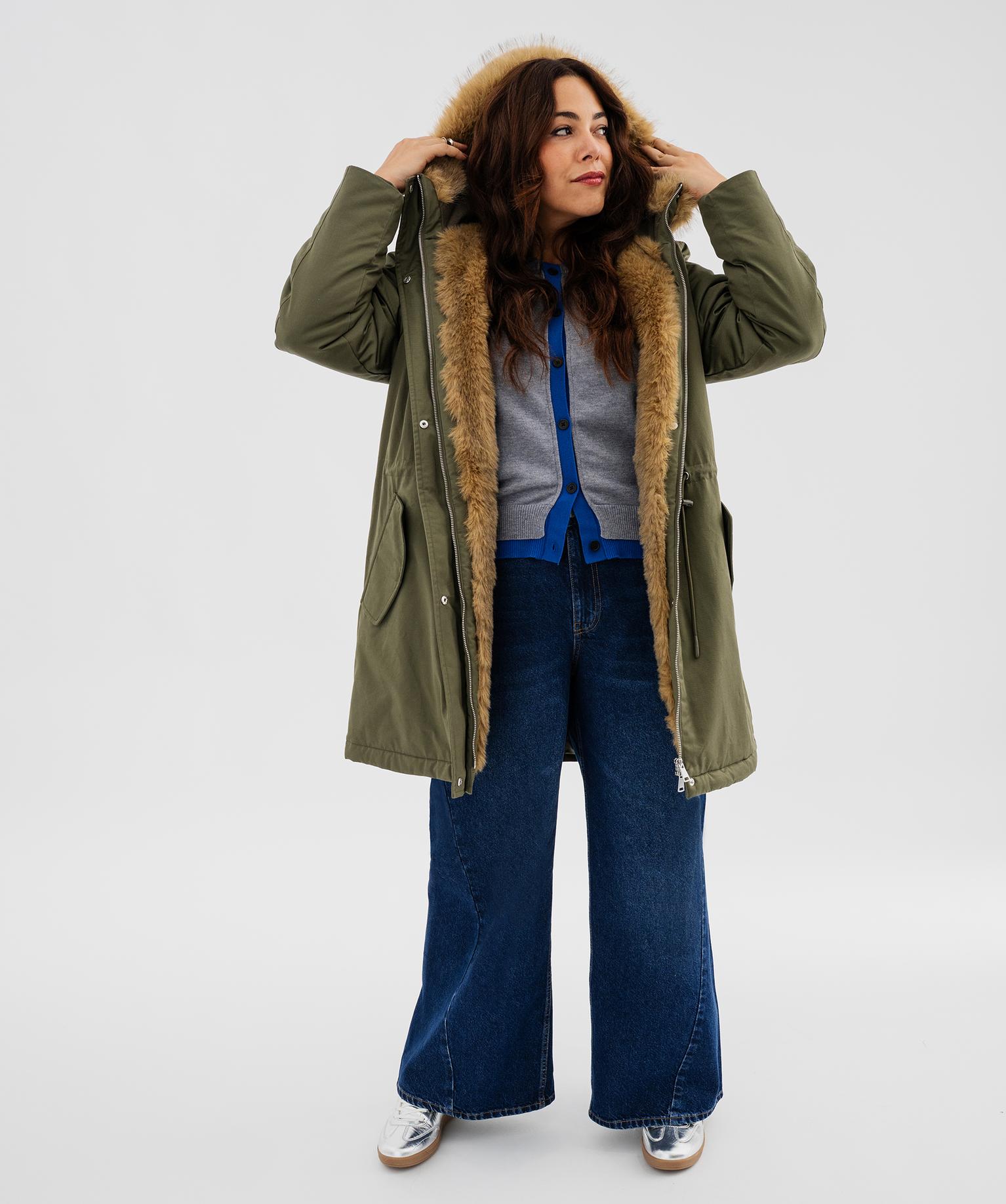 Parka à capuche femme grande taille - GEMO Parka à capuche femme grande taille - GEMO