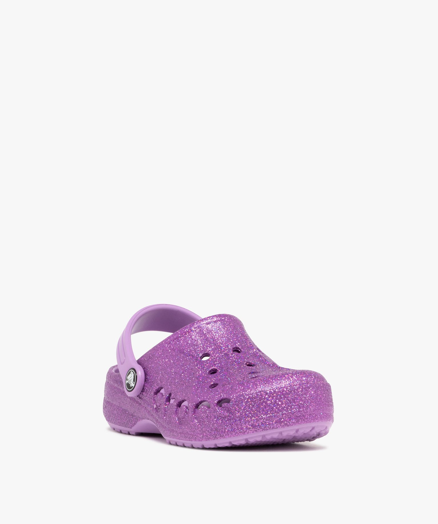 Sabots souples fille dessus perforé Baya Glisser - Crocs - 23/24 - violet - CROCS