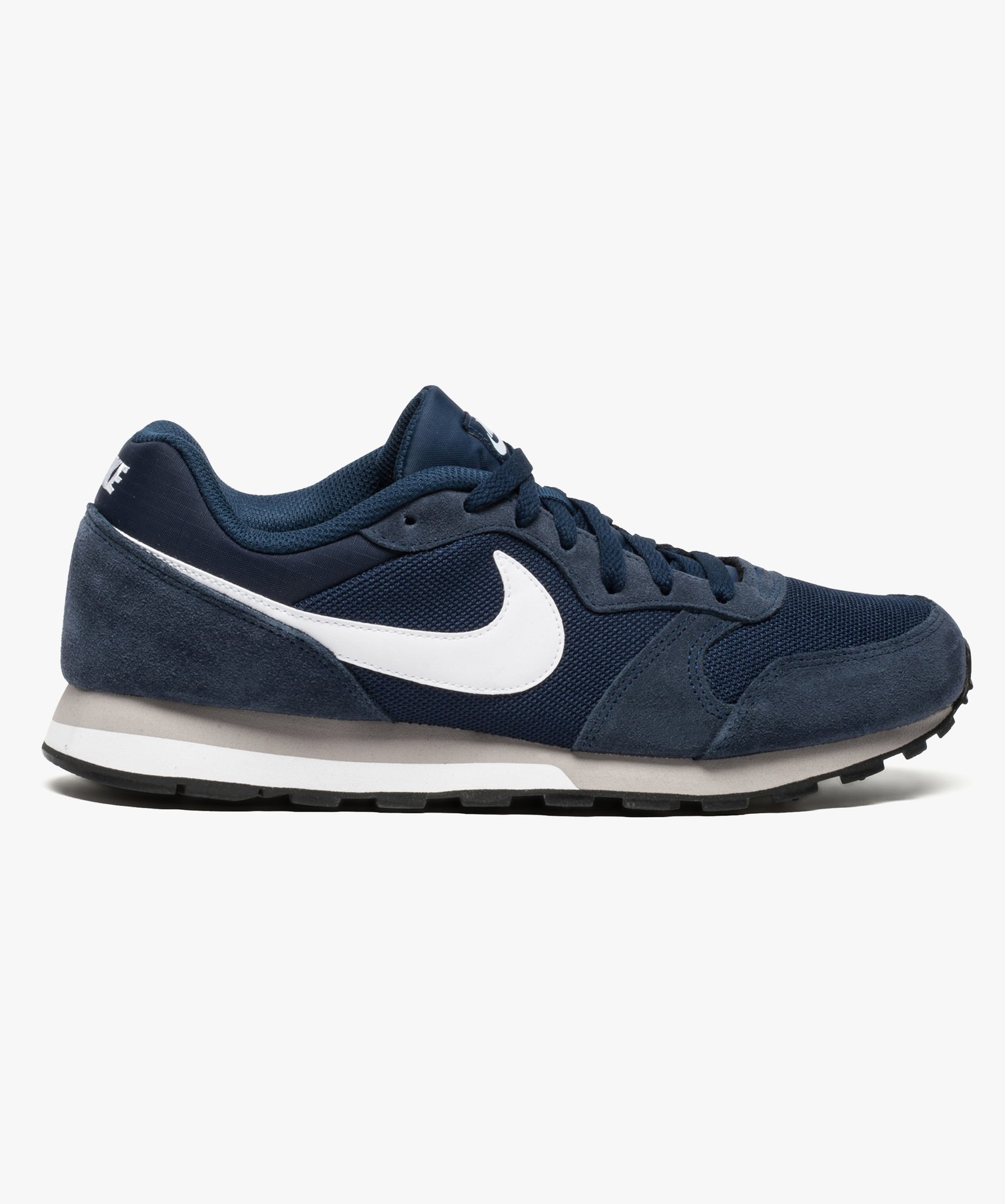 Tennis homme dessus en cuir suede et mesh Nike MD Runner 2 bleu fonce GEMO