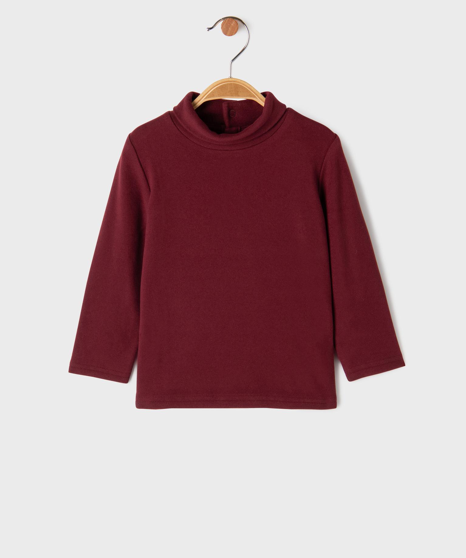 Tee-shirt manches longues à col roulé en matière chaude bébé garçon - GEMO Tee-shirt manches longues à col roulé en matière chaude bébé garçon - GEMO