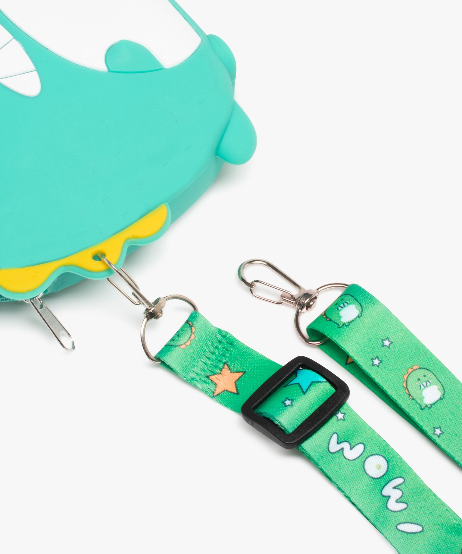 Porte-monnaie Arc-en-ciel En Silicone Pour Petites Filles - Sac Bandoulière Léger, Motif Poisson Cartoon