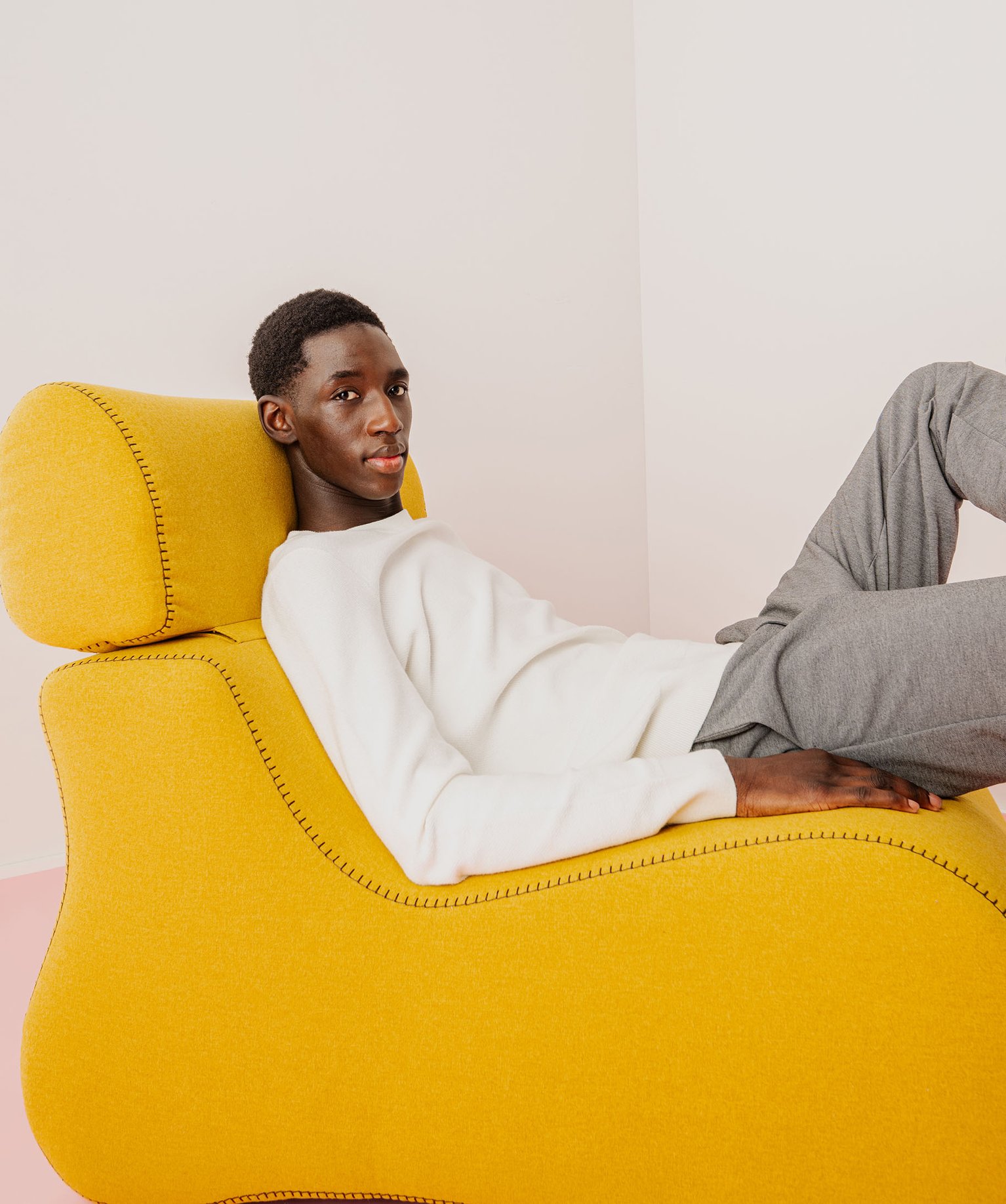 Pull en maille texturée homme - XL - blanc - GEMO