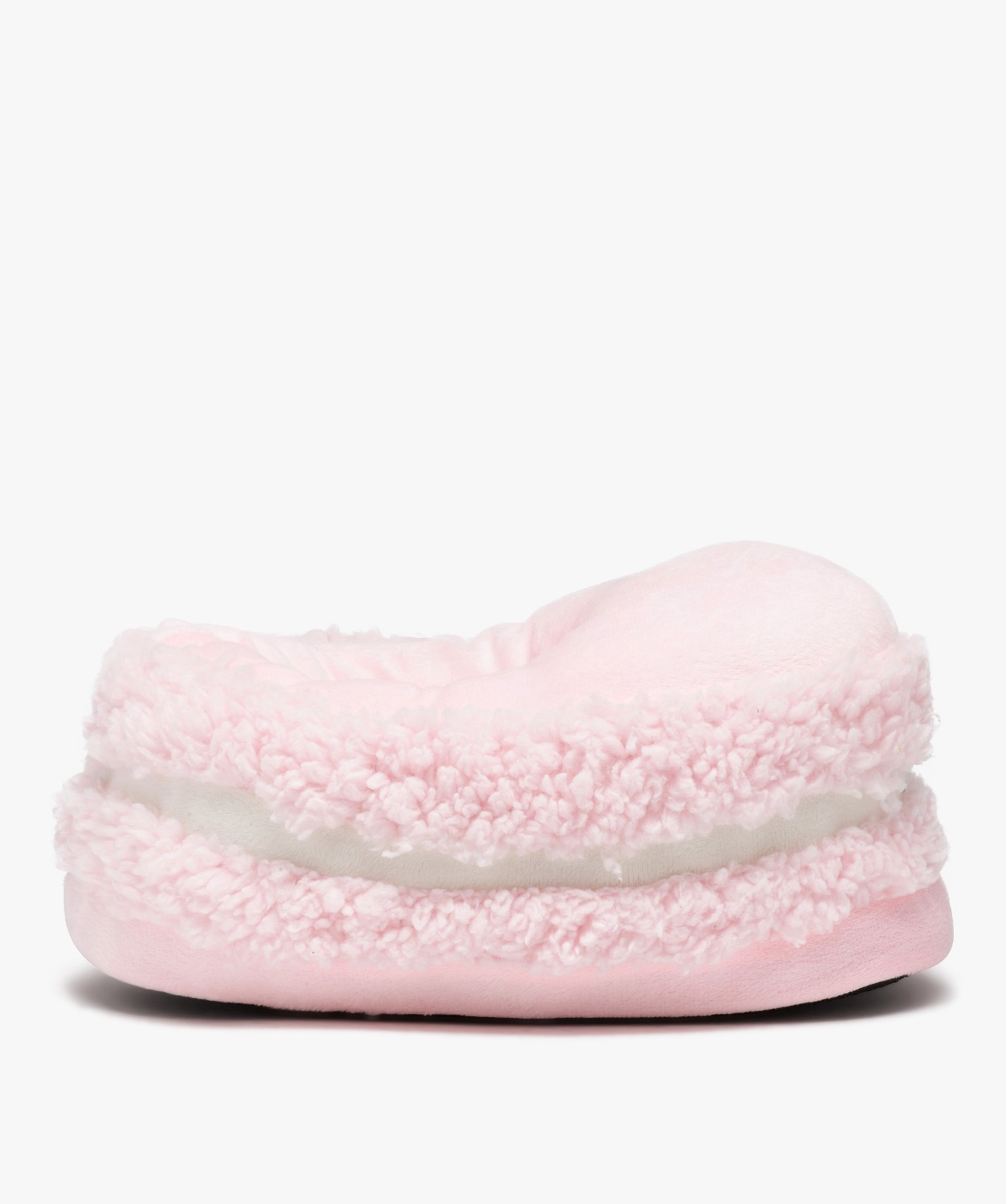 Chaussons femme volumineux en forme de macaron - 41/42 - multicolore - GEMO