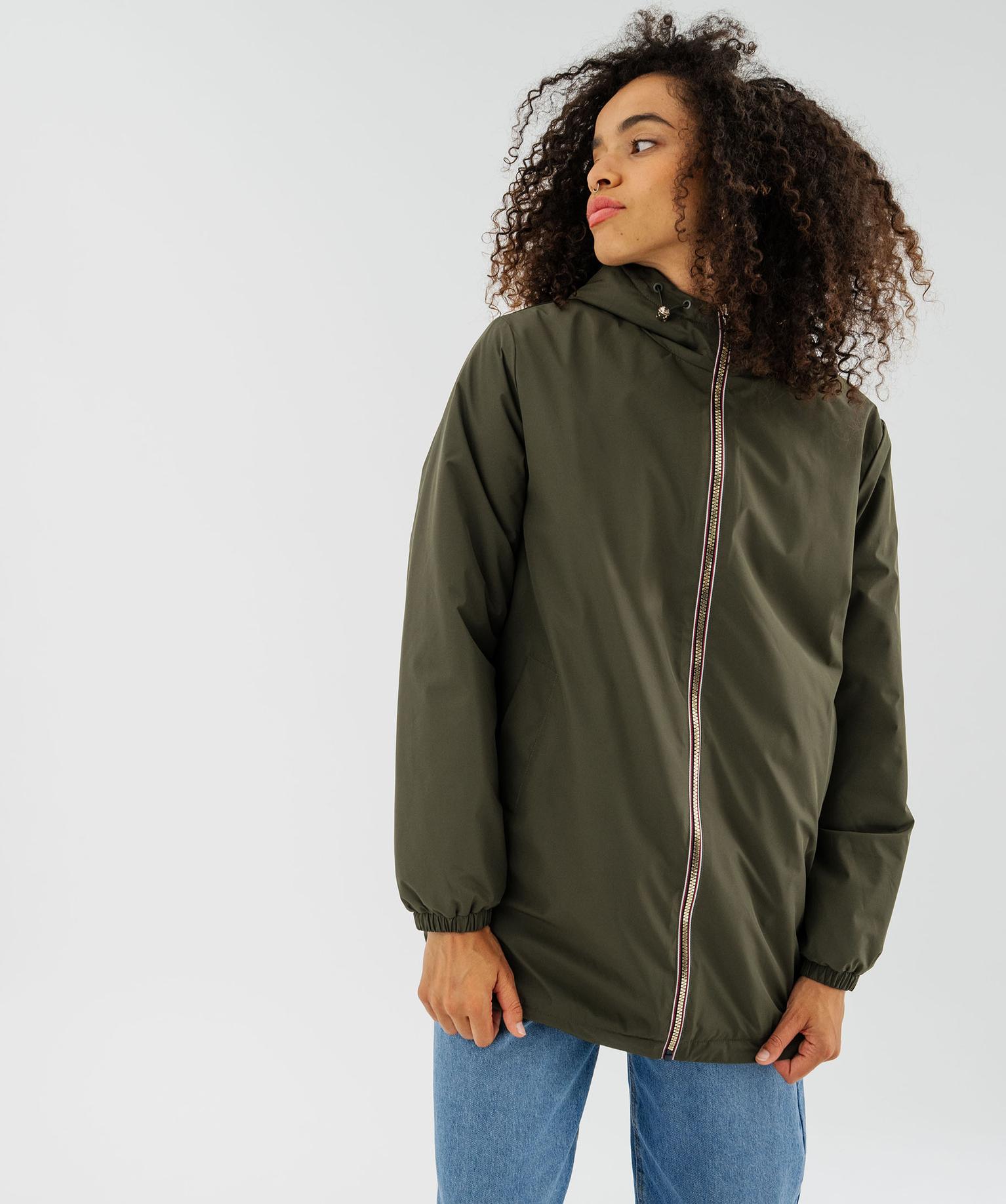 Manteau à capuche avec doublure chaude femme - GEMO