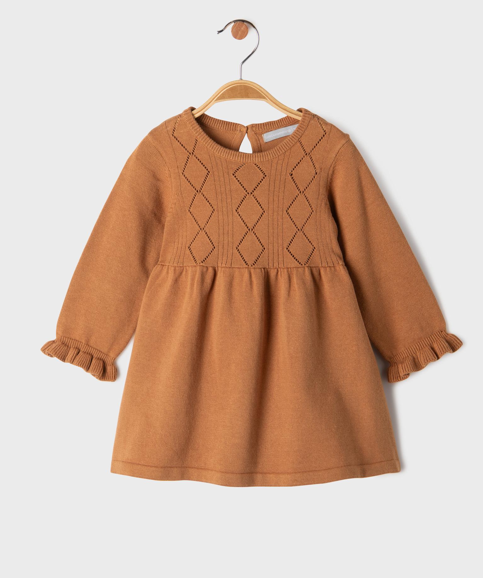 Robe en maille bébé fille - LuluCastagnette - LULUCASTAGNETTE Robe en maille bébé fille - LuluCastagnette - LULUCASTAGNETTE