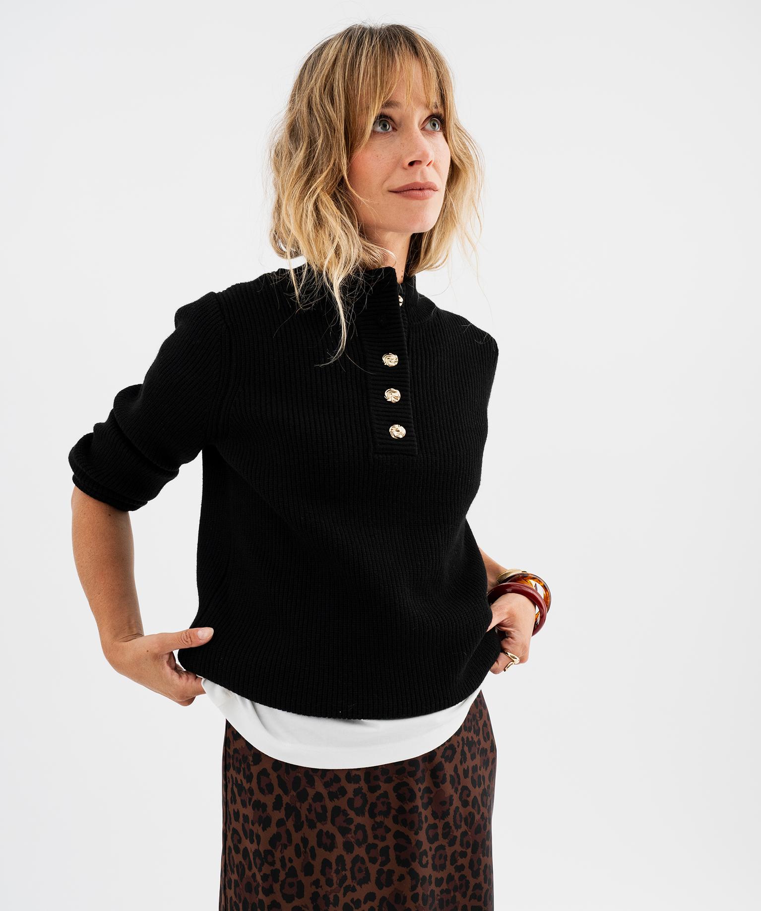 Pull col montant femme - GEMO Pull col montant femme - GEMO