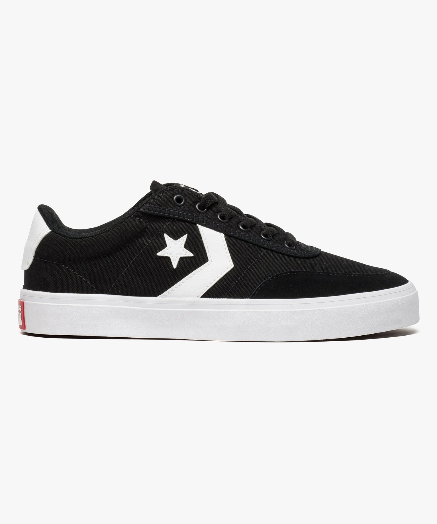 Tennis basse textile et cuir Converse noir GEMO