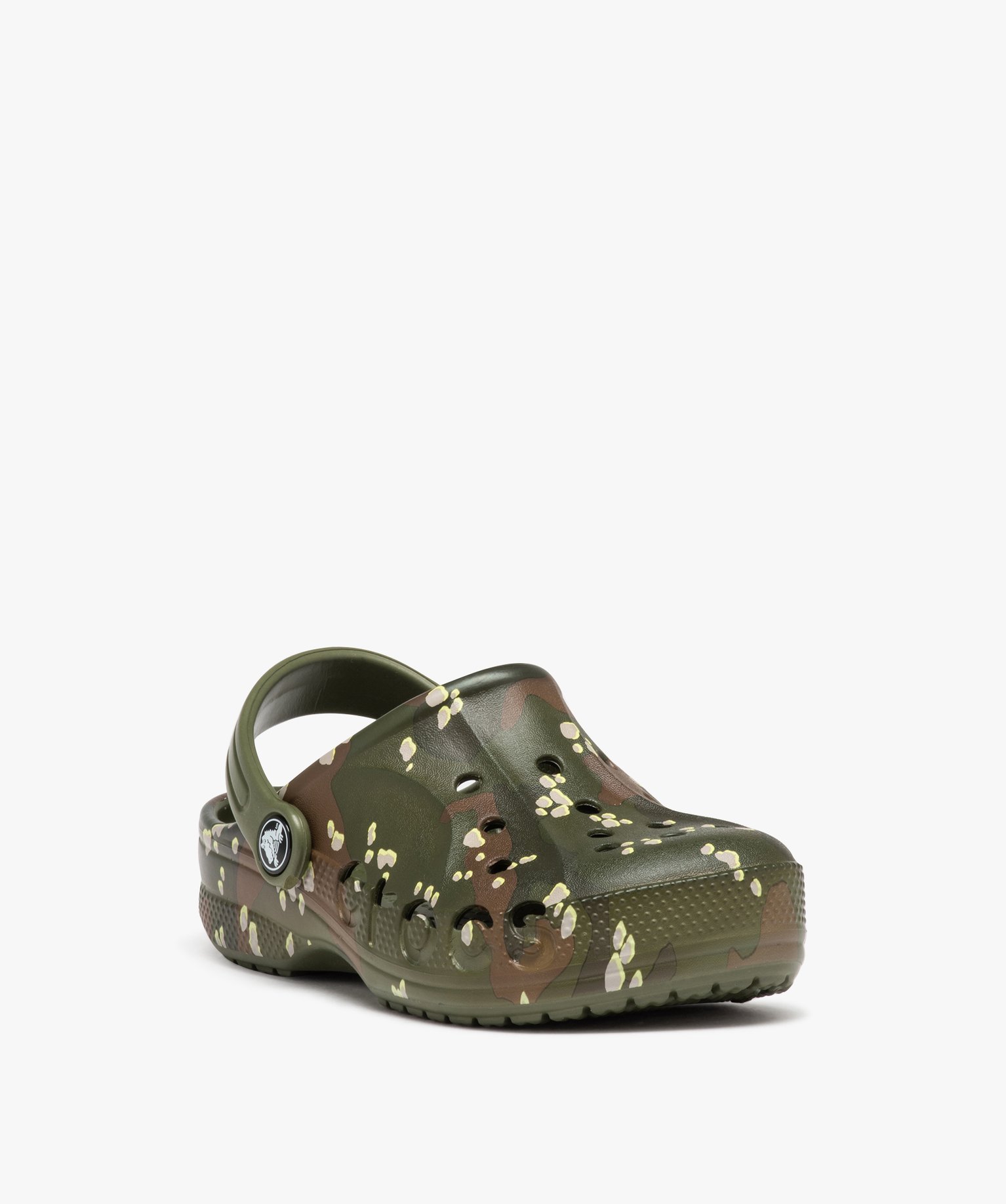 Sabots souples plage garçon dessus militaire perforé - Crocs - 30/31 - kaki - CROCS