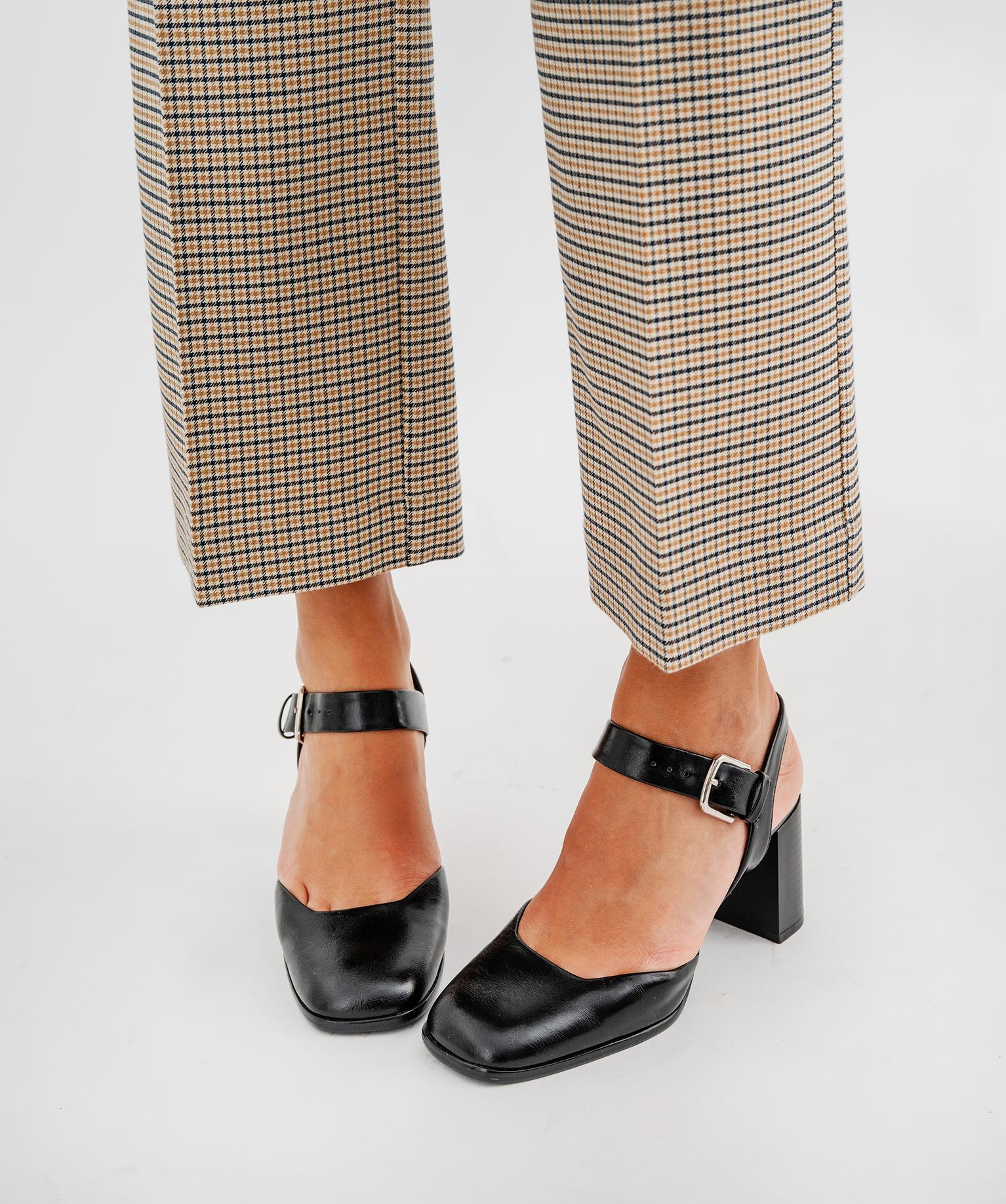 Escarpins sling back à talon large et bout carré femme - Follow Me - FOLLOW ME Escarpins sling back à talon large et bout carré femme - Follow Me - FOLLOW ME