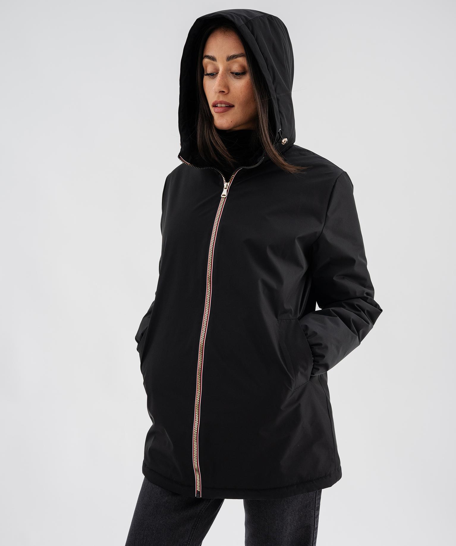 Manteau à capuche avec doublure chaude femme - GEMO