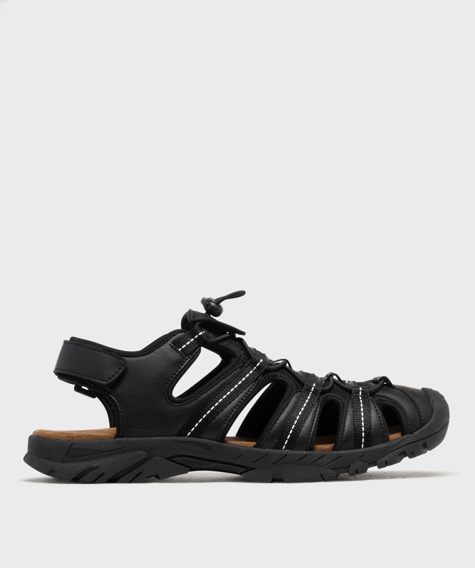 Chaussures confort ouvertes à lacets élastiques homme - G'FLEX Chaussures confort ouvertes à lacets élastiques homme - G'FLEX