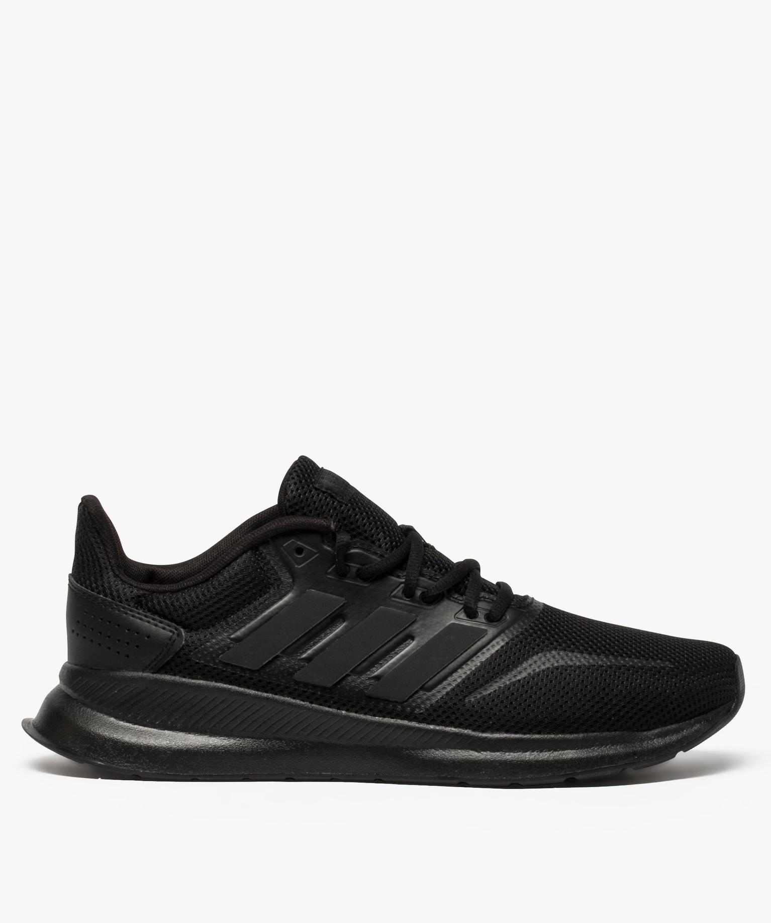 Baskets homme Run Falcon Adidas noir GEMO