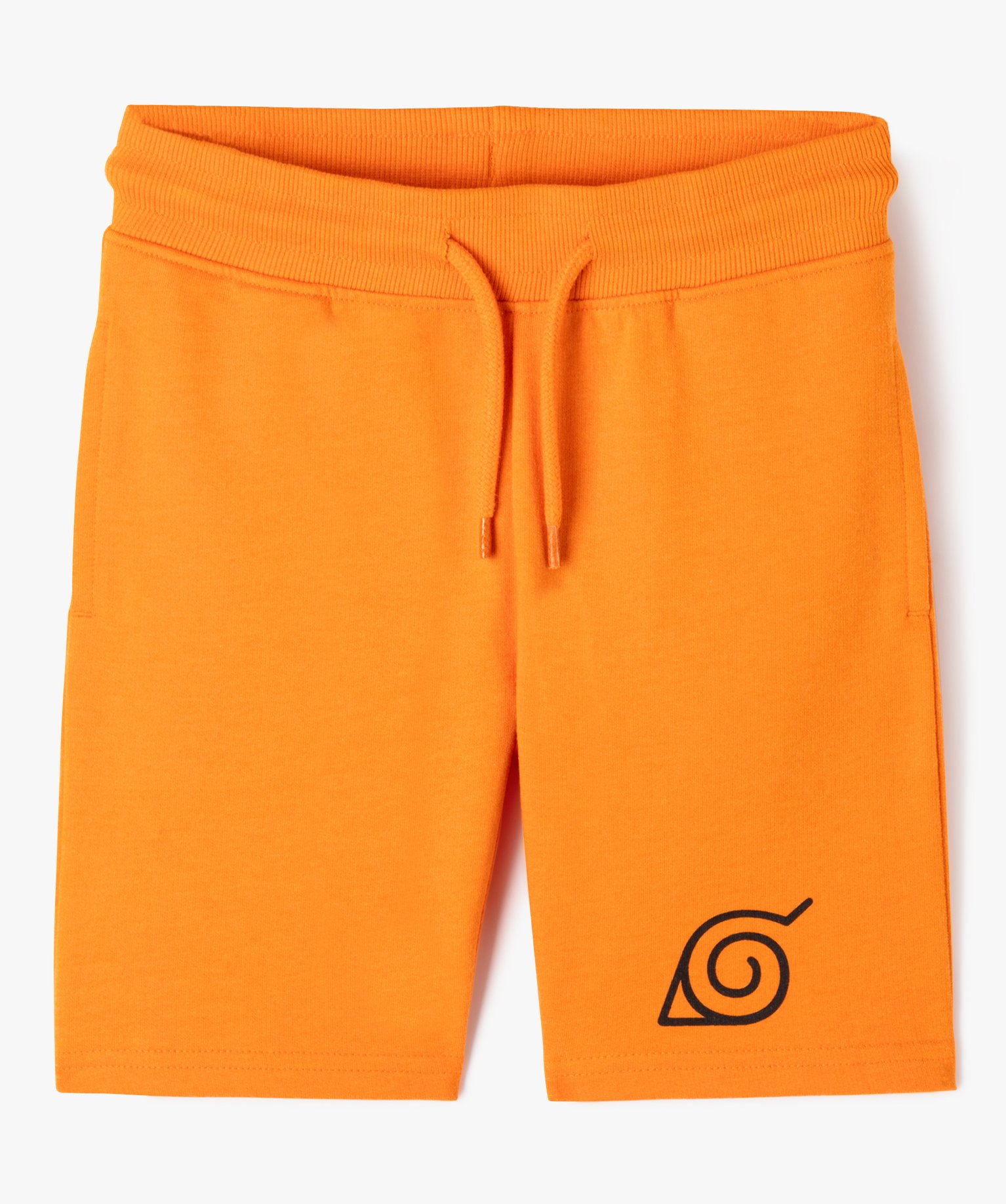 Bermuda en molleton à motif garçon - Naruto - 7 - orange - NARUTO