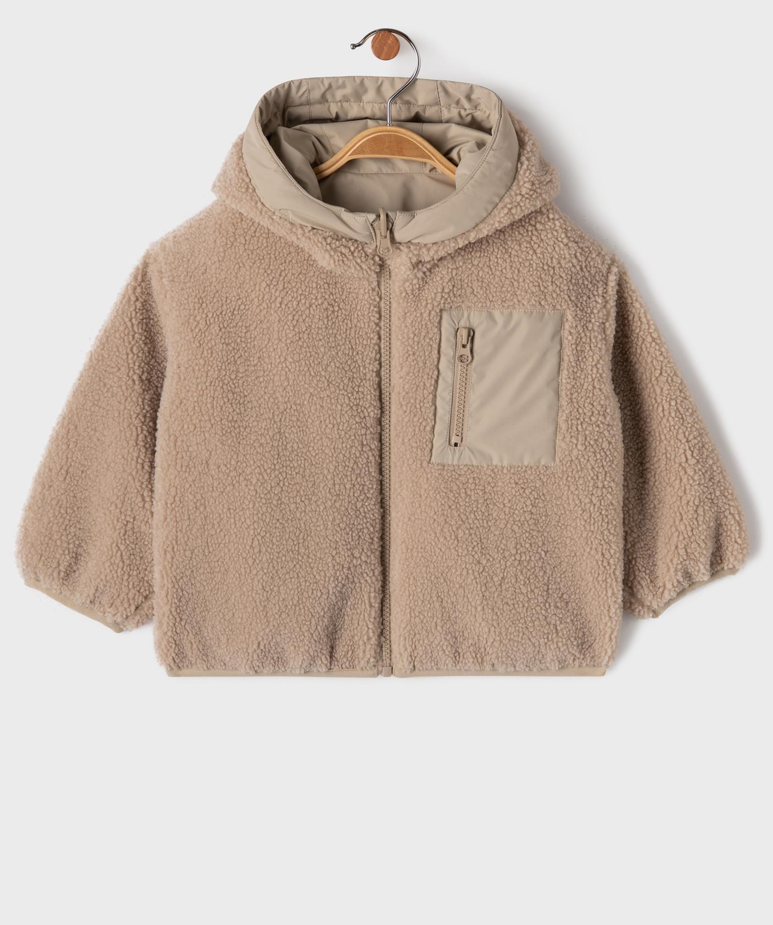 Blouson en sherpa réversible bébé garçon - GEMO Blouson en sherpa réversible bébé garçon - GEMO