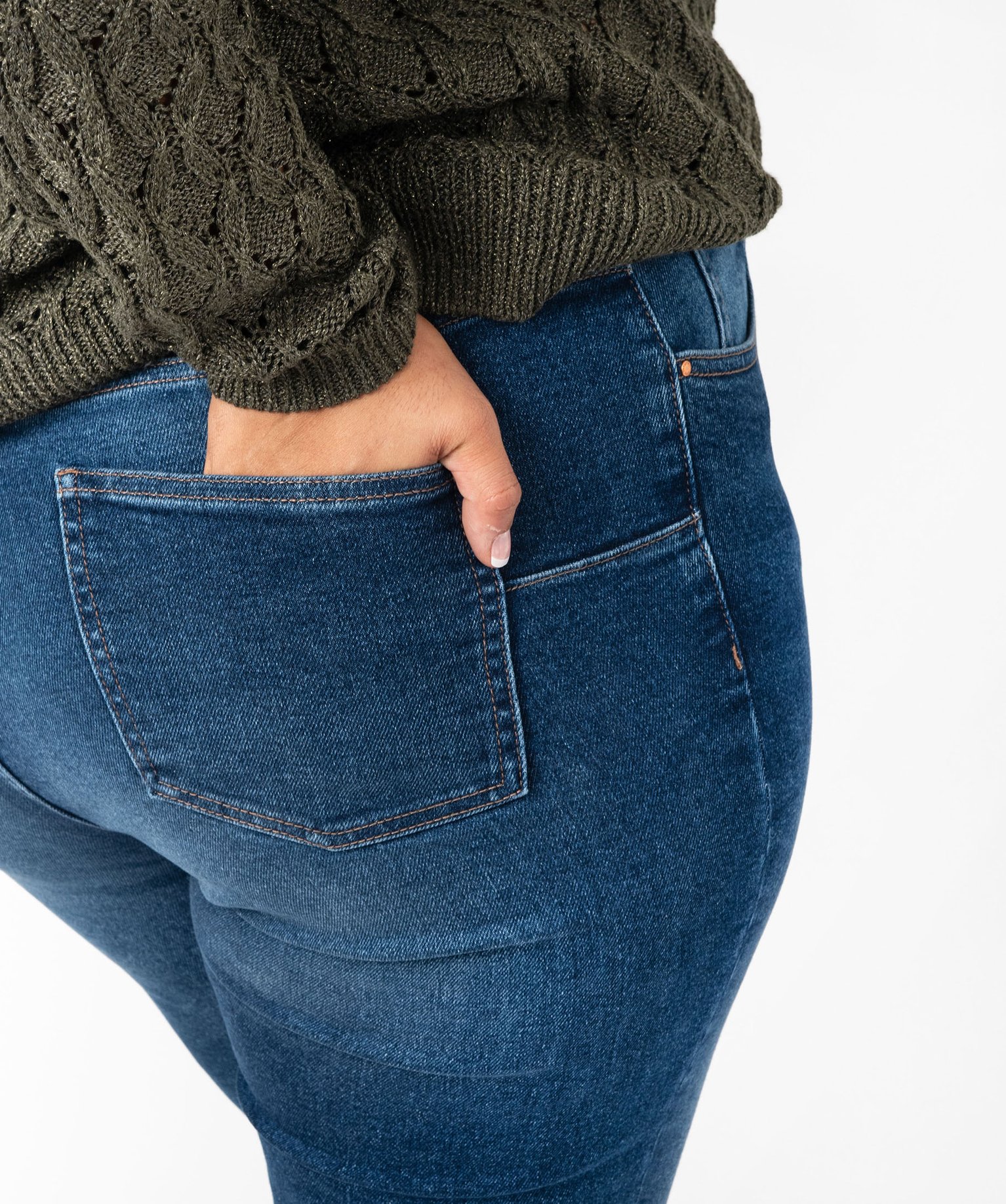Jean Slim Skinny Fille Lava Girl - Taille 14 Bleu Stretch (porté 1 Fois, Sans étiquettes)