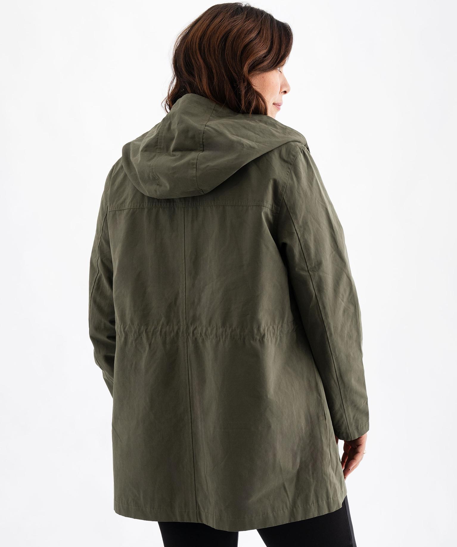 Veste Imperméable Femme Légère – Avec Capuche, Poches Zippées, Grand Modèle, Pour Rando Vélo