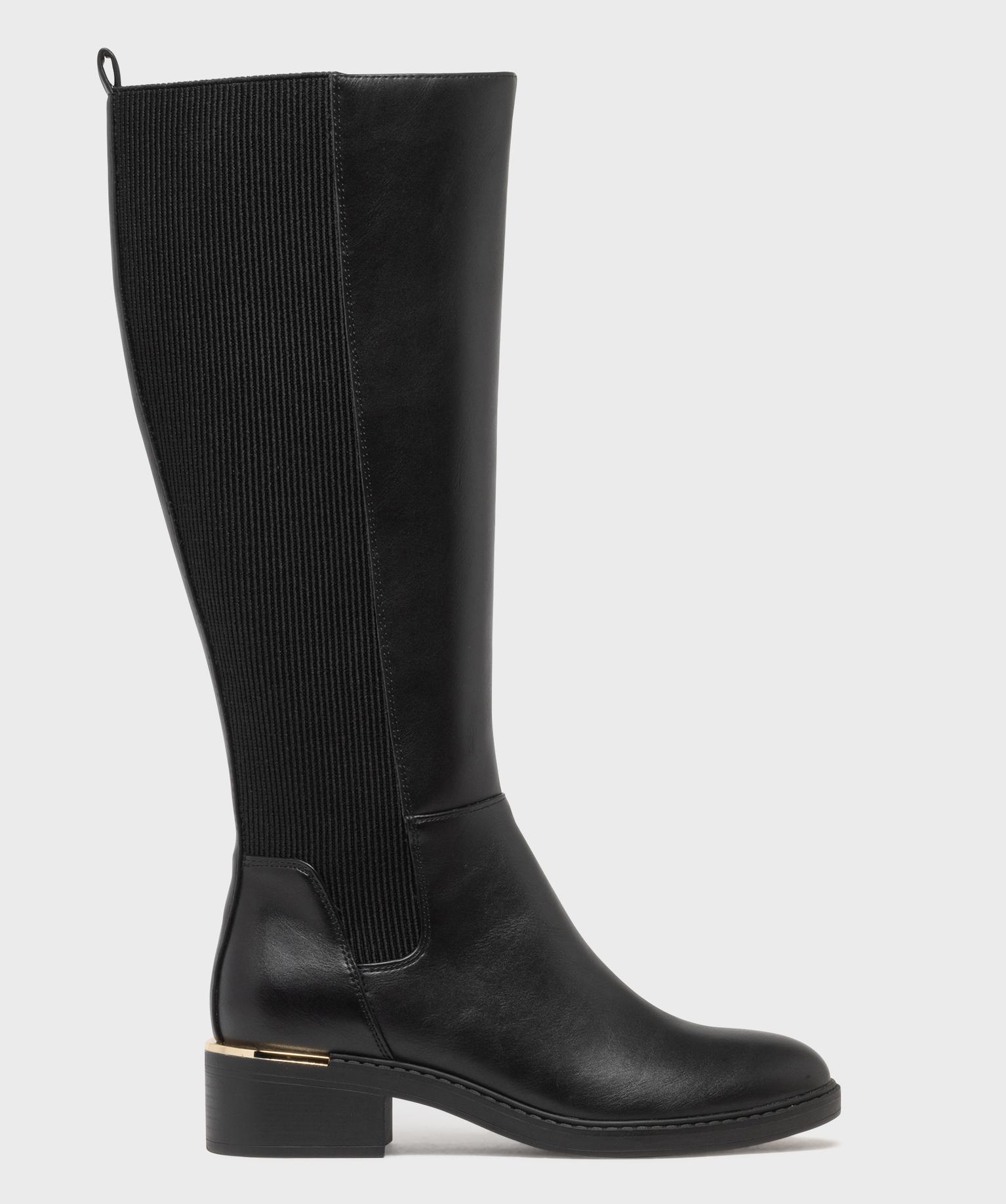 Bottes cavalières avec élastique côtelé sur la tige femme - Valentina Baldano - VALENTINA BALDA Bottes cavalières avec élastique côtelé sur la tige femme - Valentina Baldano - VALENTINA BALDA