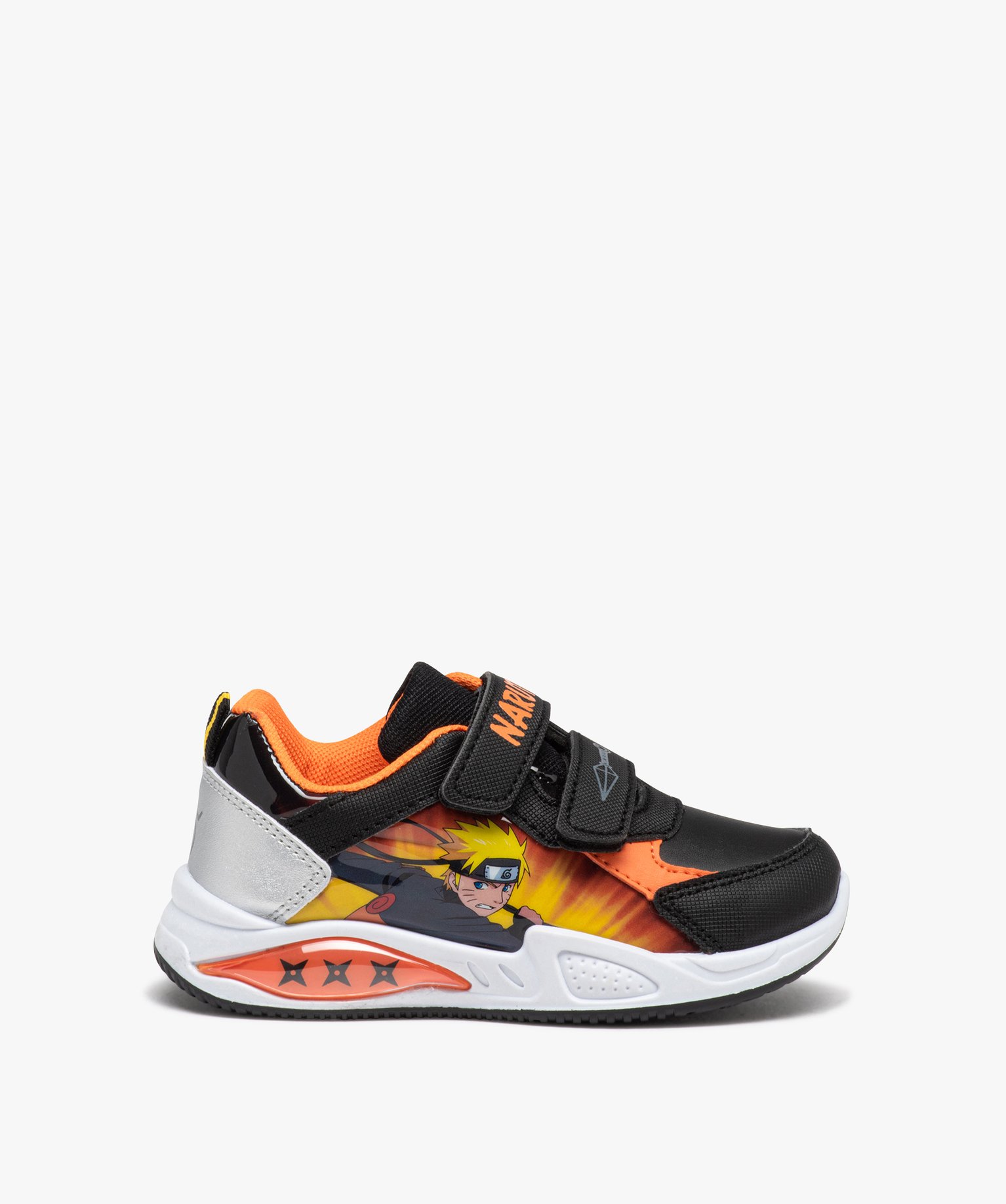 Baskets garçon imprimées à double scratch Naruto noir GEMO