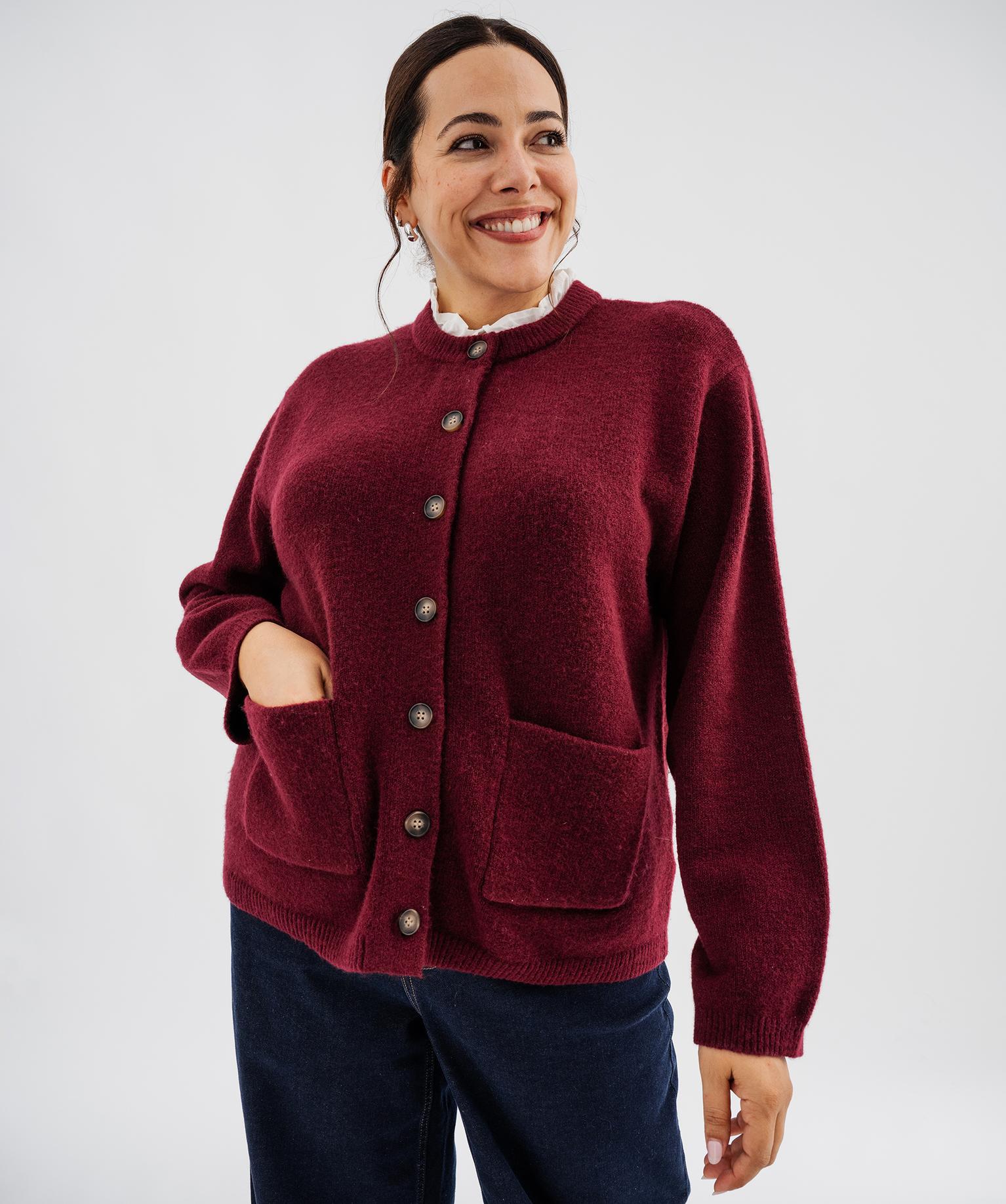 Gilet avec col chemise femme grande taille - GEMO
