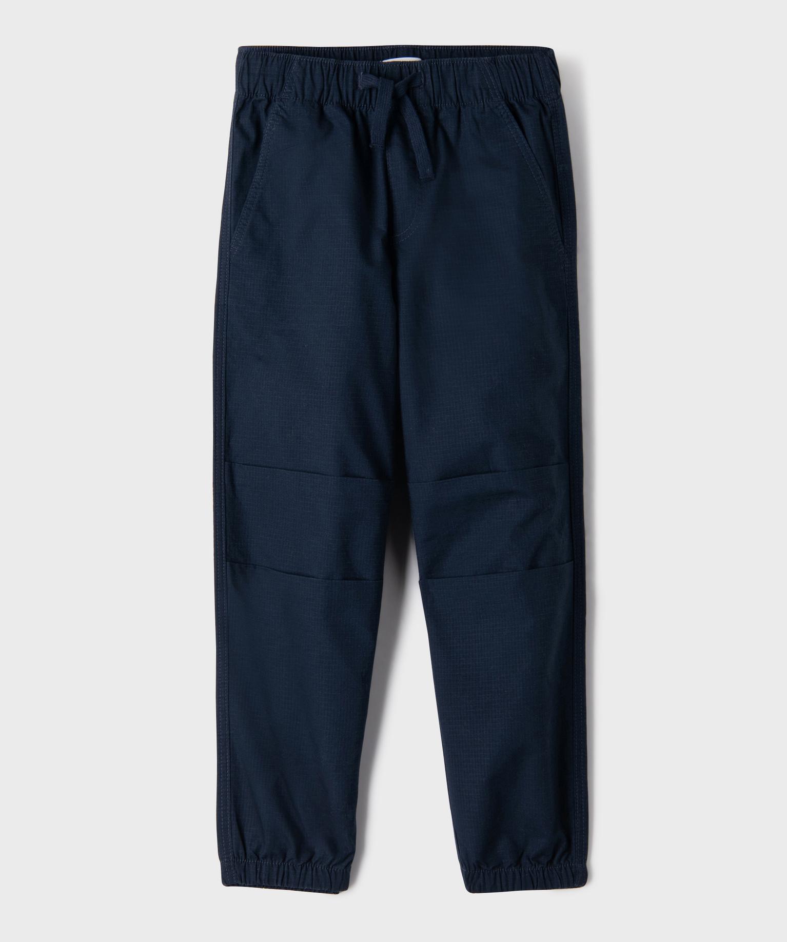 Pantalon parachute avec taille élastique ajustable garçon - 4A - bleu marine - GEMO