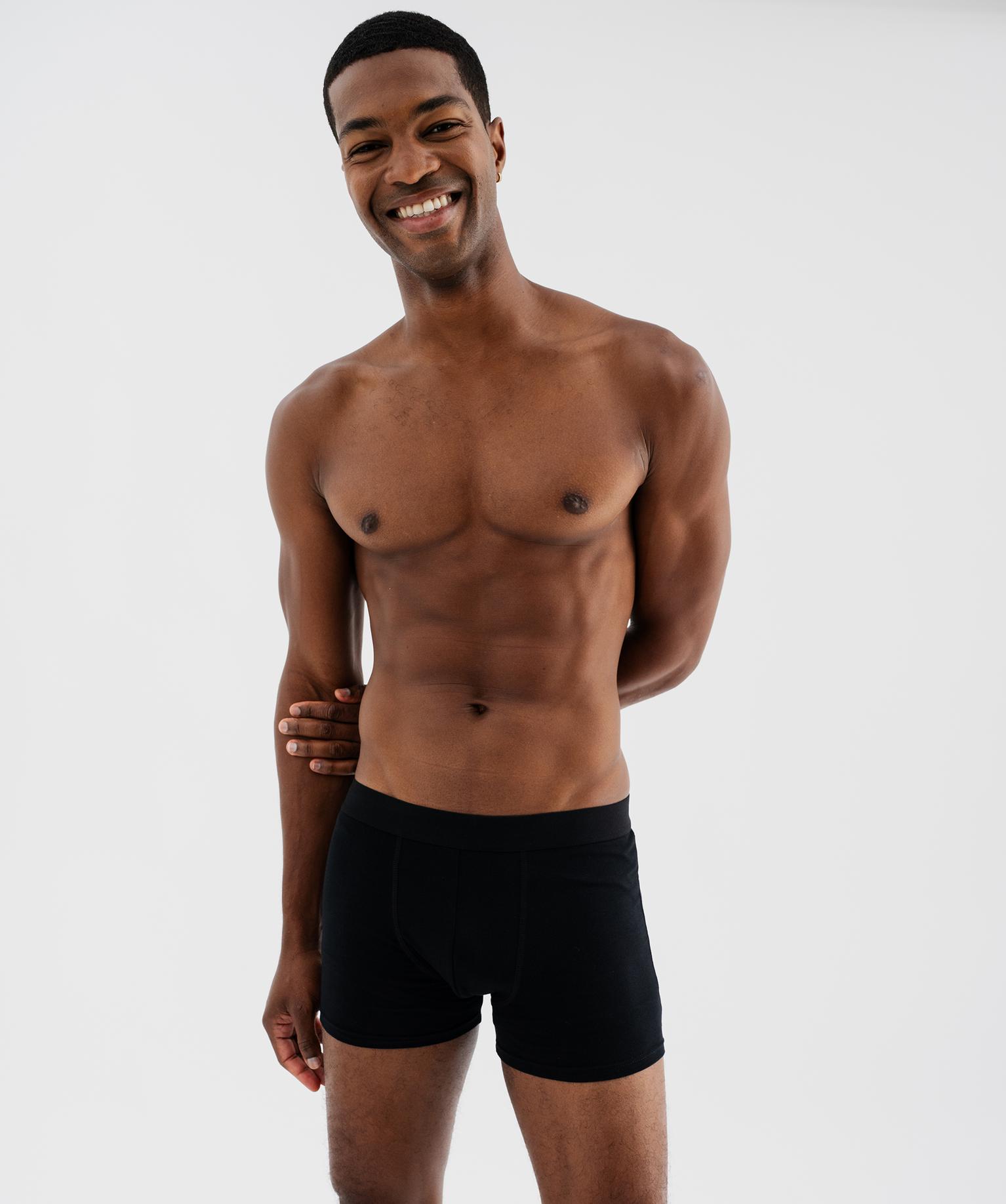 Boxer uni en coton extensible homme (lot de 2) - GEMO Boxer uni en coton extensible homme (lot de 2) - GEMO