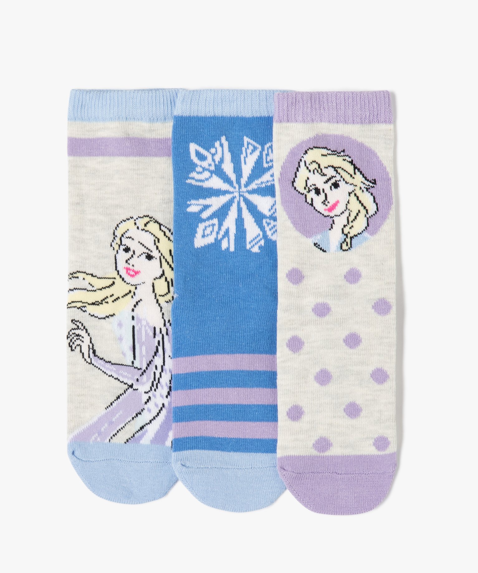 Chaussettes filles avec motifs Reine des Neiges (lot de 3) - Disney