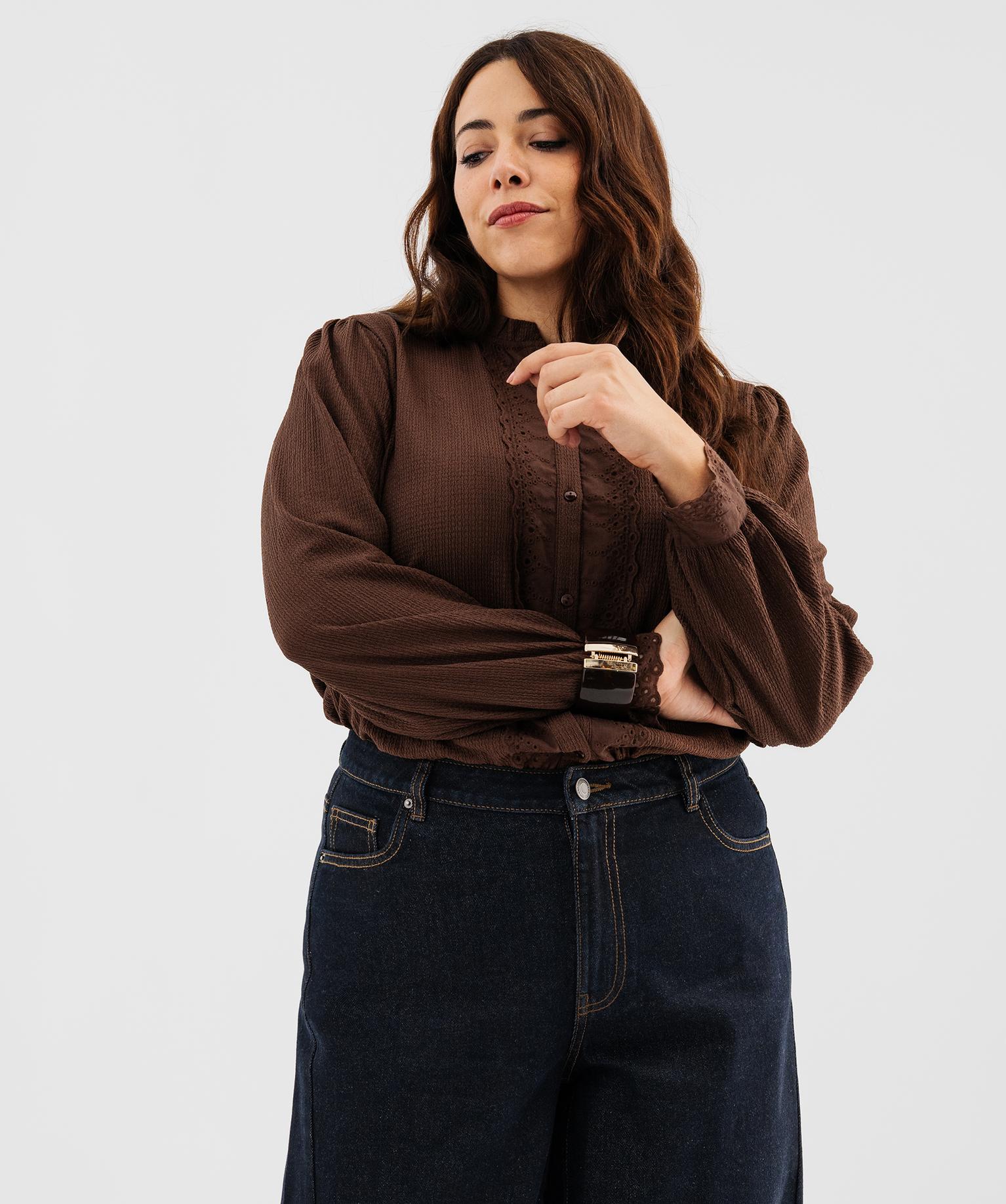 T-shirt uni col montant femme grande taille - GEMO T-shirt uni col montant femme grande taille - GEMO
