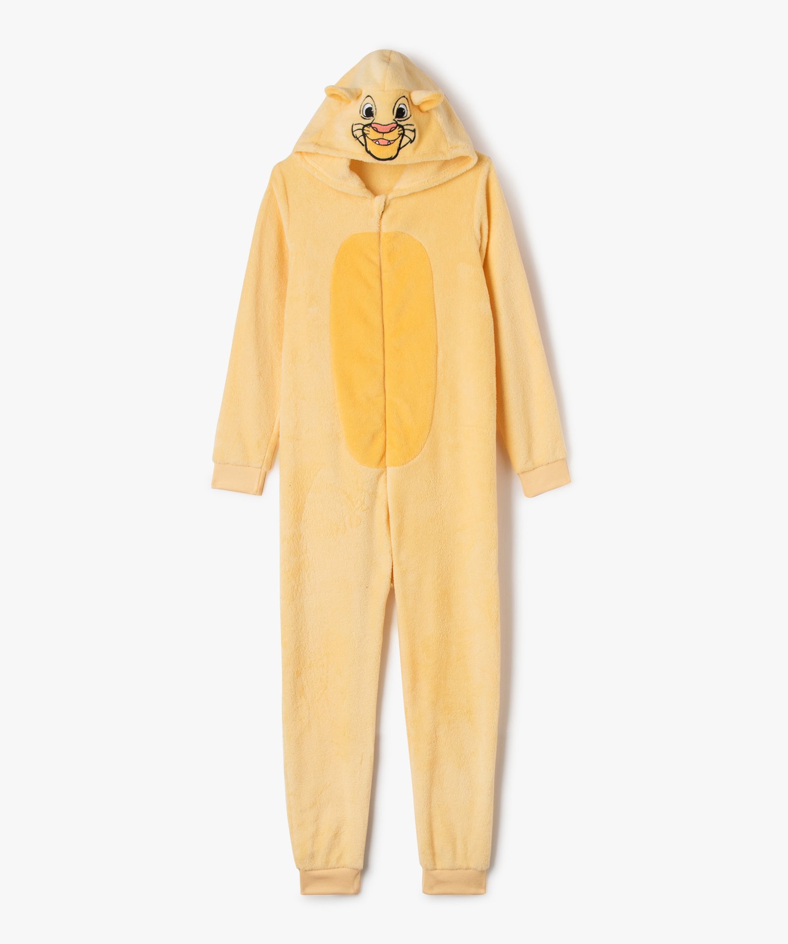 Combinaison pyjama en velours Le roi Lion garçon - Disney - 10 - jaune - ROI LION
