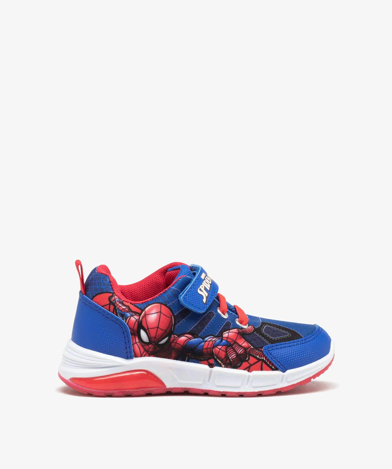 Baskets en toile avec semelle clignotante garçon - Spiderman - 29 - bleu - SPIDERMAN
