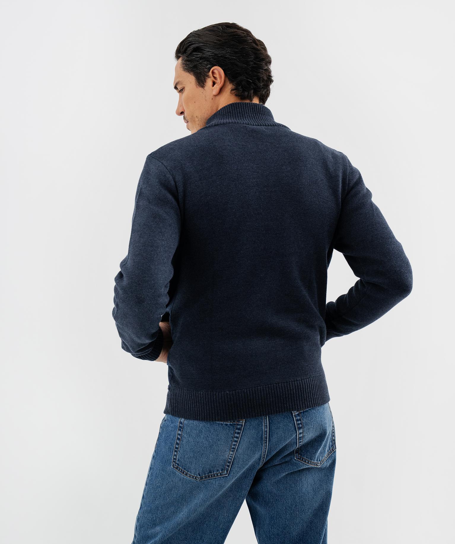 Gilet zippé matelassé homme - 42-44/L - bleu fonce - GEMO