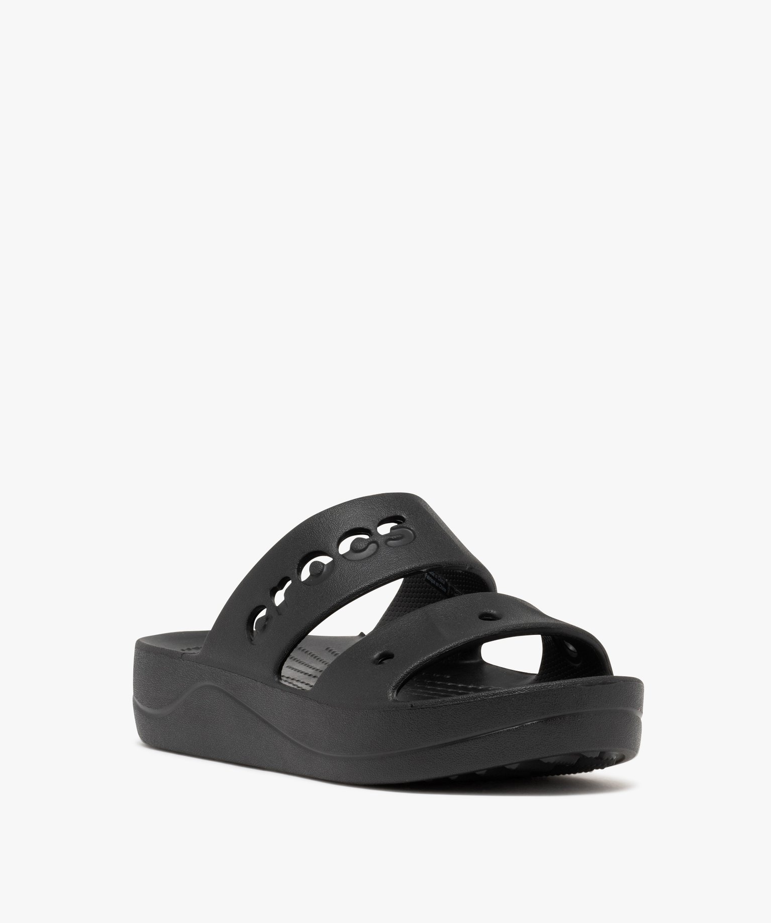 Mules de piscine femme sportswear Baya Platform - Crocs - 41/42 - noir - CROCS