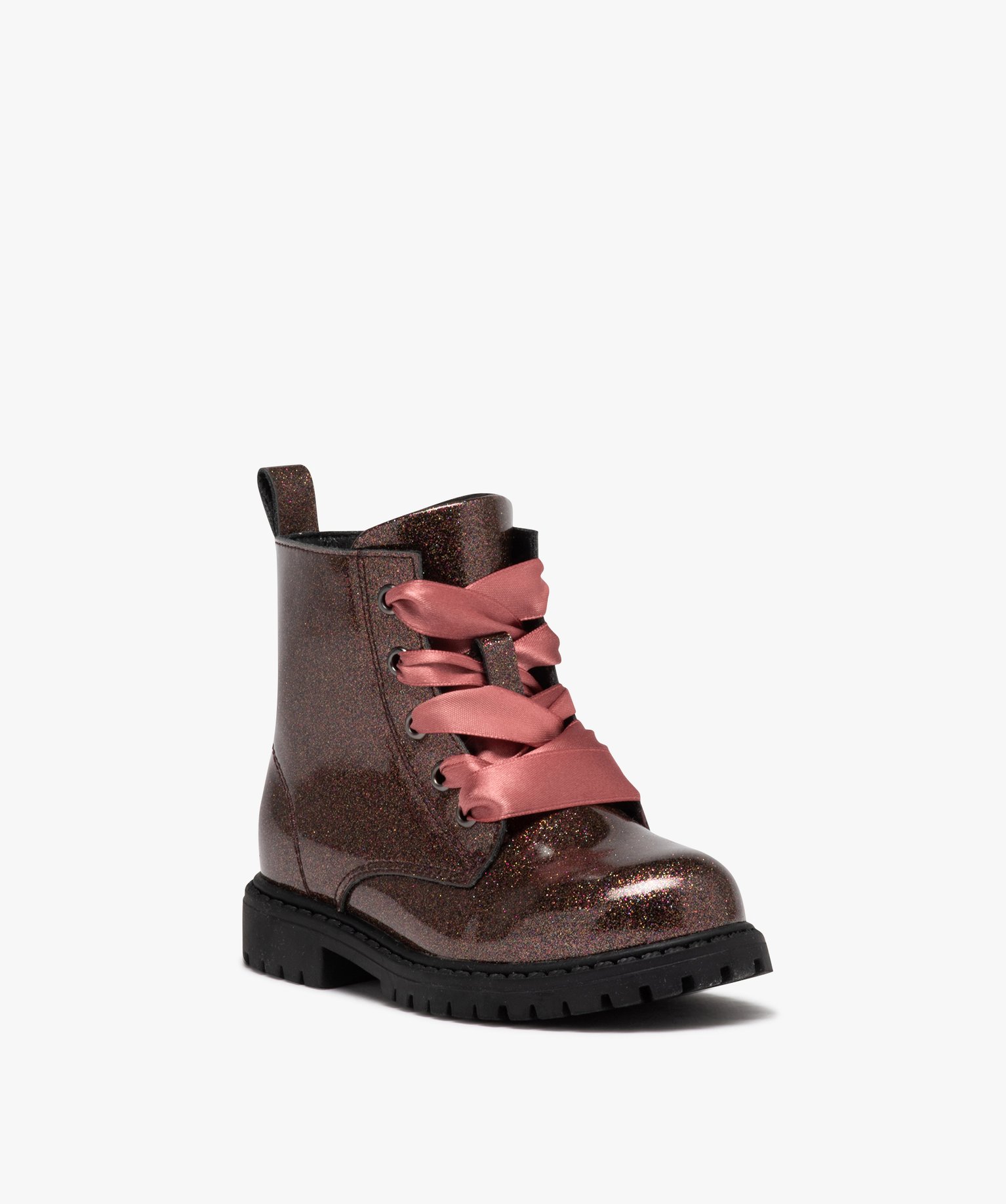 bottines paillettes fille