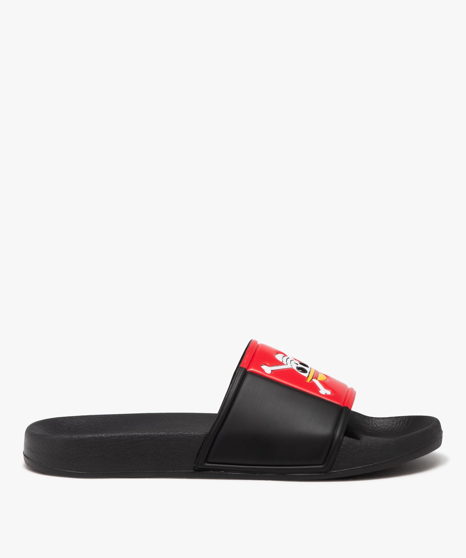 Mules de piscine homme à bandeau large - One Piece - 44 - noir - ONE PIECE
