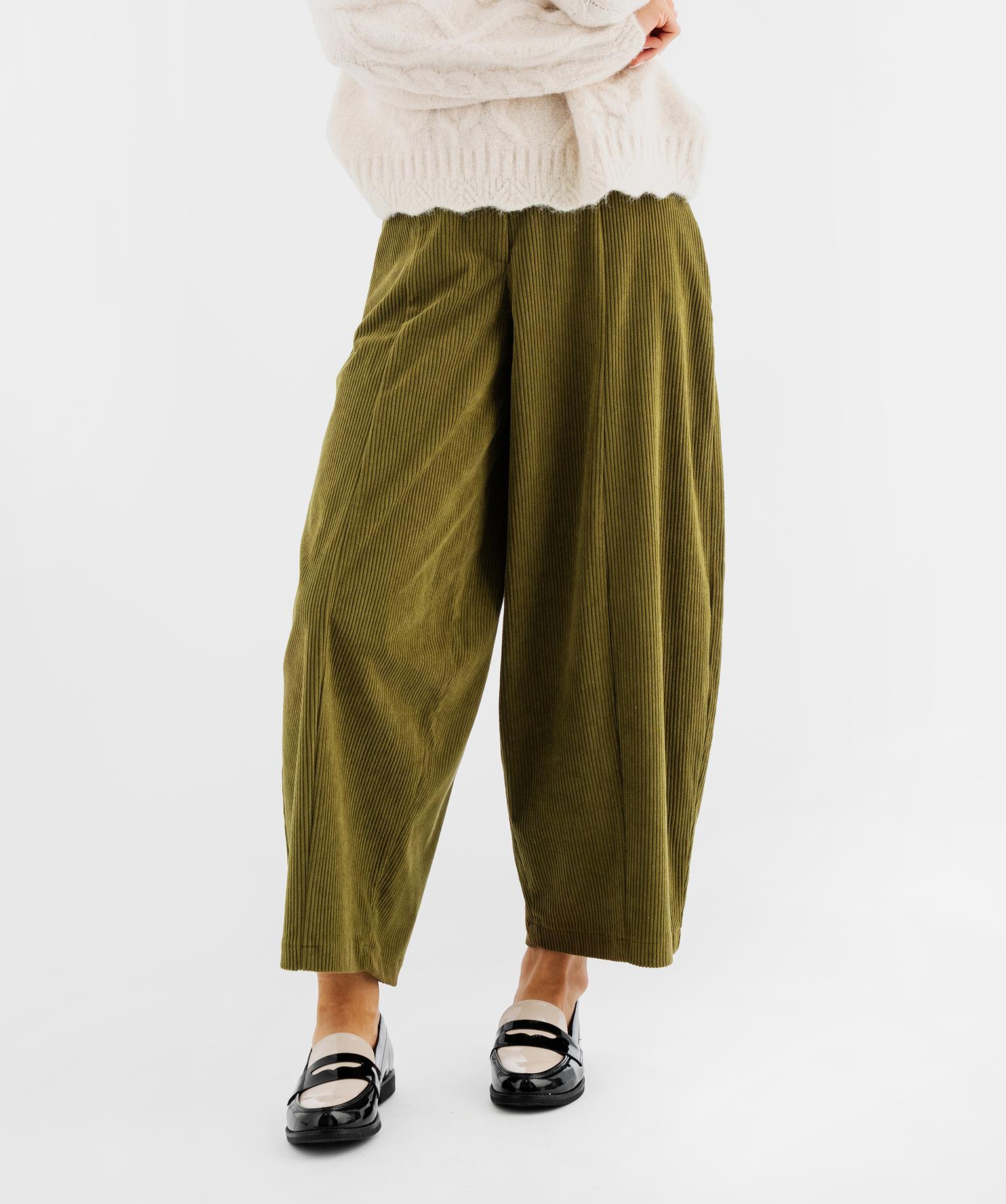 Pantalon barrel en velours femme - GEMO Pantalon barrel en velours femme - GEMO