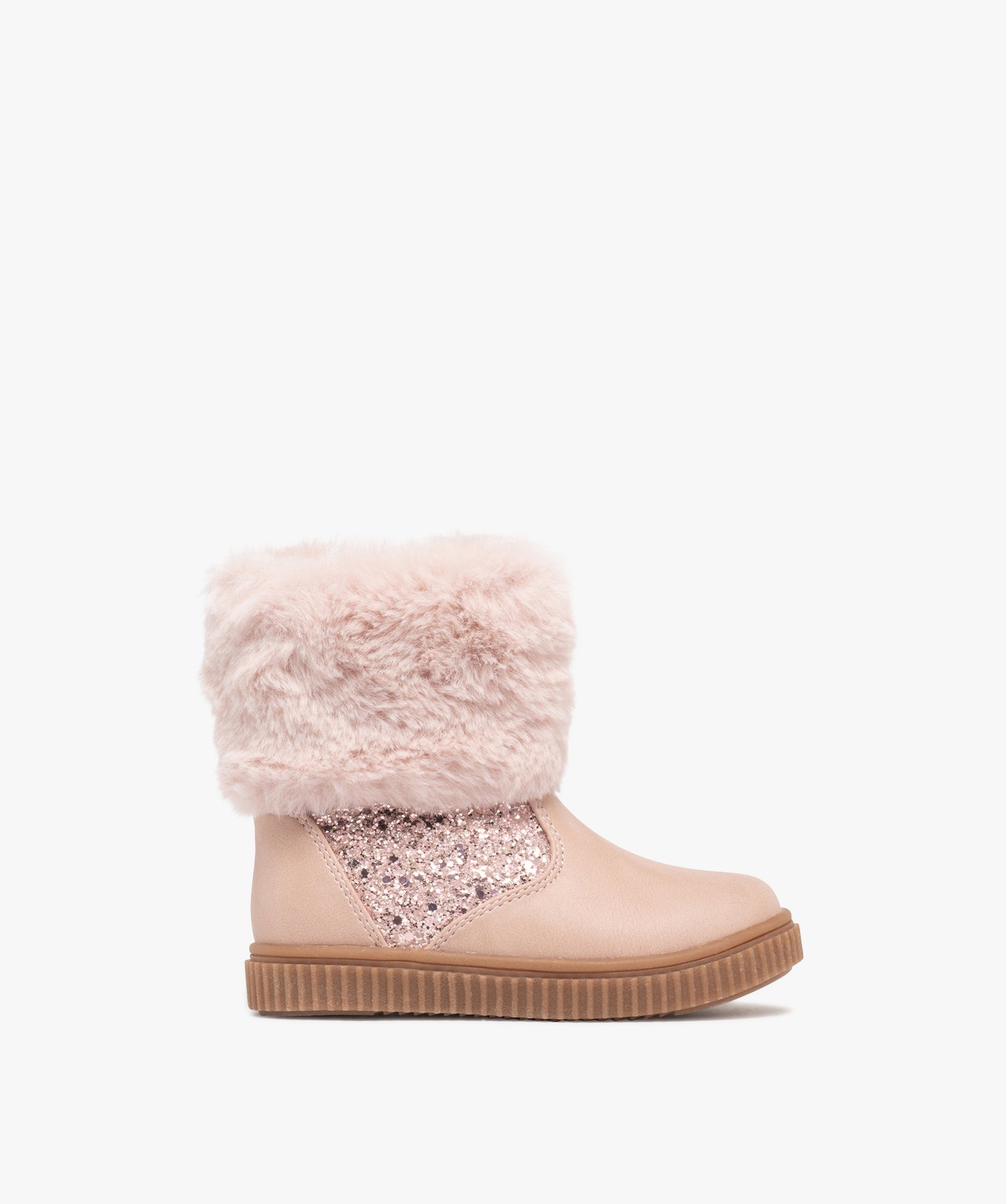 Bottines Femme à Paillettes - Talon 5cm - Semelle Épaisse Confortable - Style Décontracté - Cuir PU
