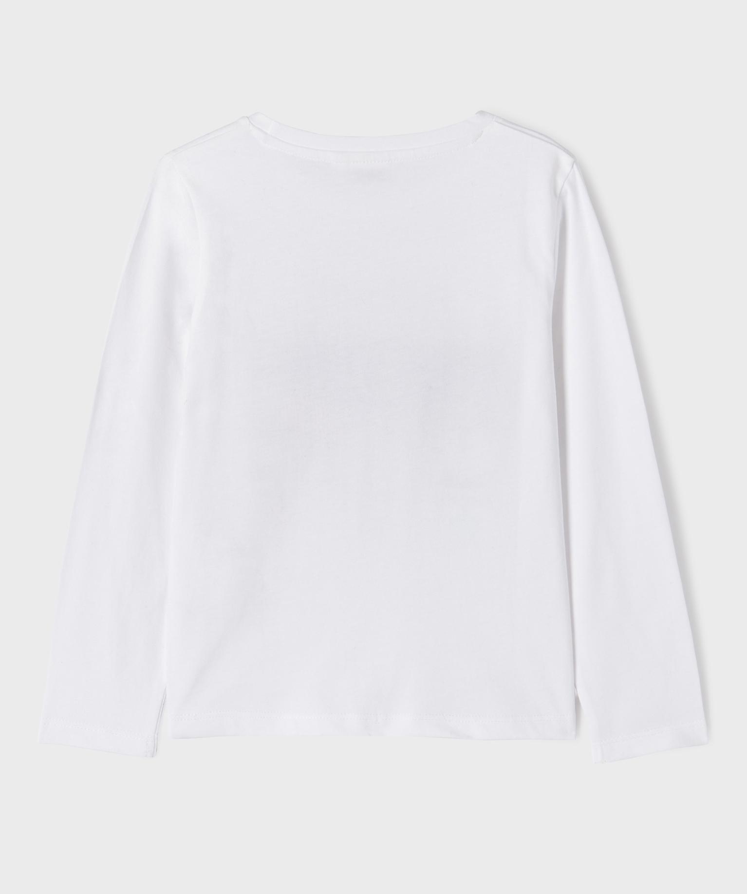 Tee-shirt manches longues en coton imprimé fille - KPop Demon Hunters - 10A - blanc standard - KPOP DEMON HUNTERS