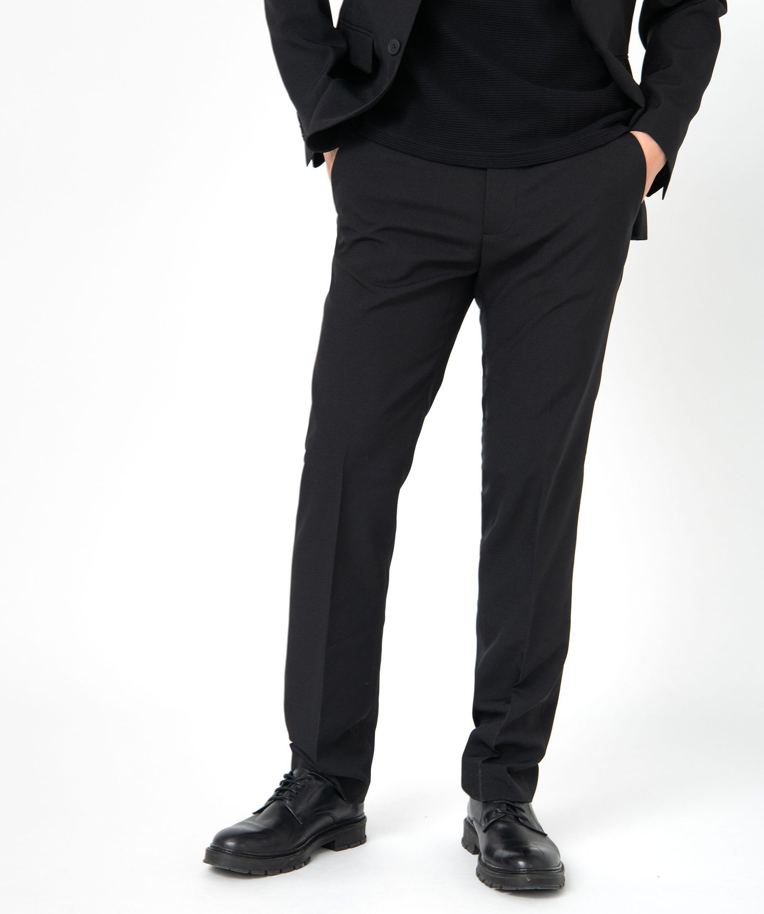 Pantalon de costume droit homme - 54 - noir - GEMO