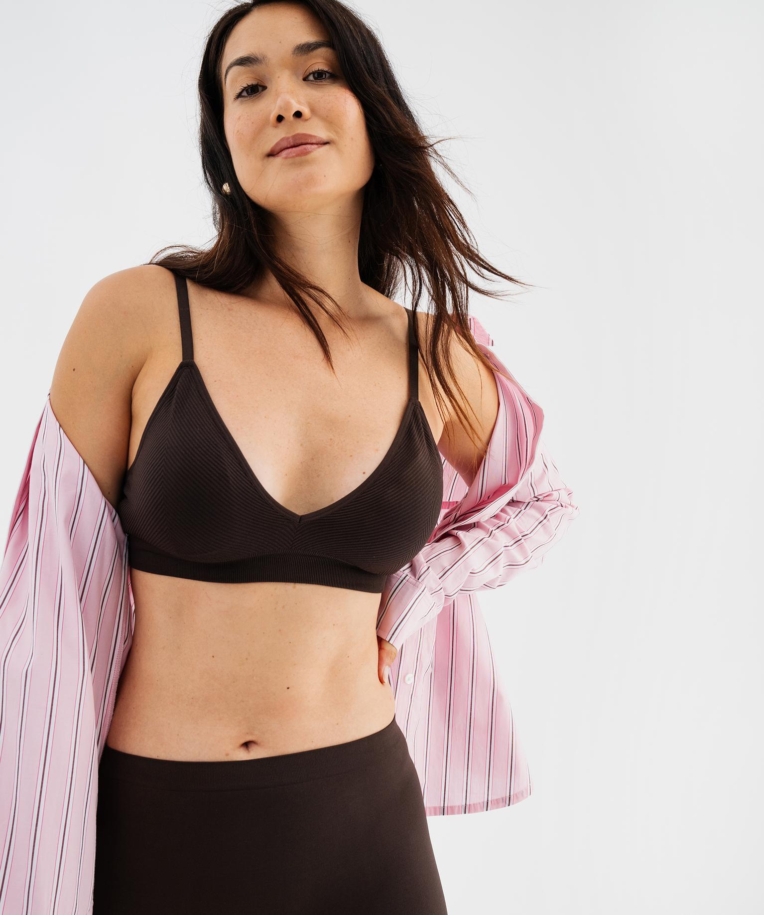 Brassière triangle sans armatures femme - GEMO Brassière triangle sans armatures femme - GEMO